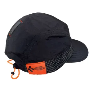 242 Floating Tag Trail Cap // Black/Orange