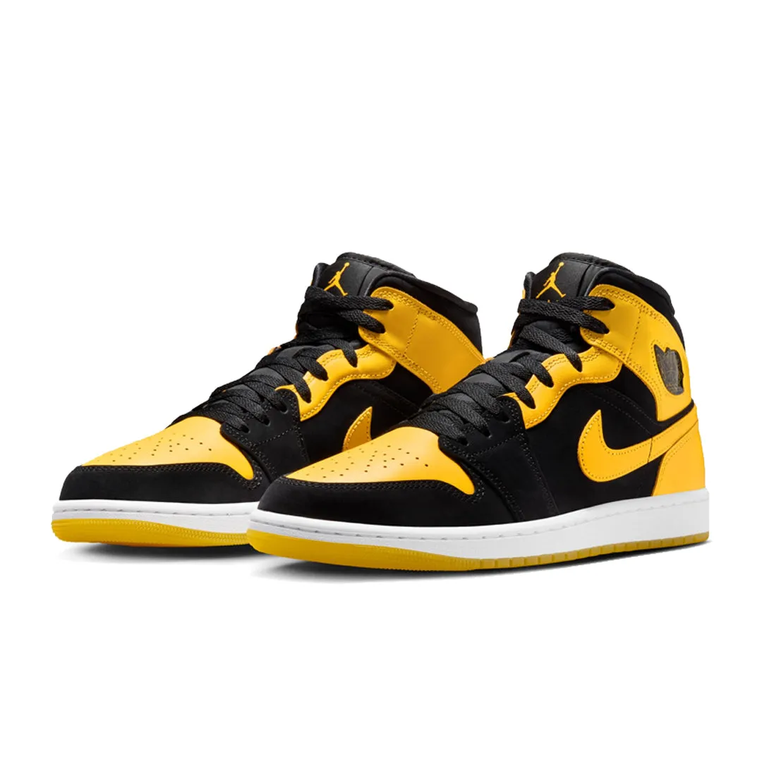 AIR JORDAN 1 MID SE BLACK/VARSITY MAIZE