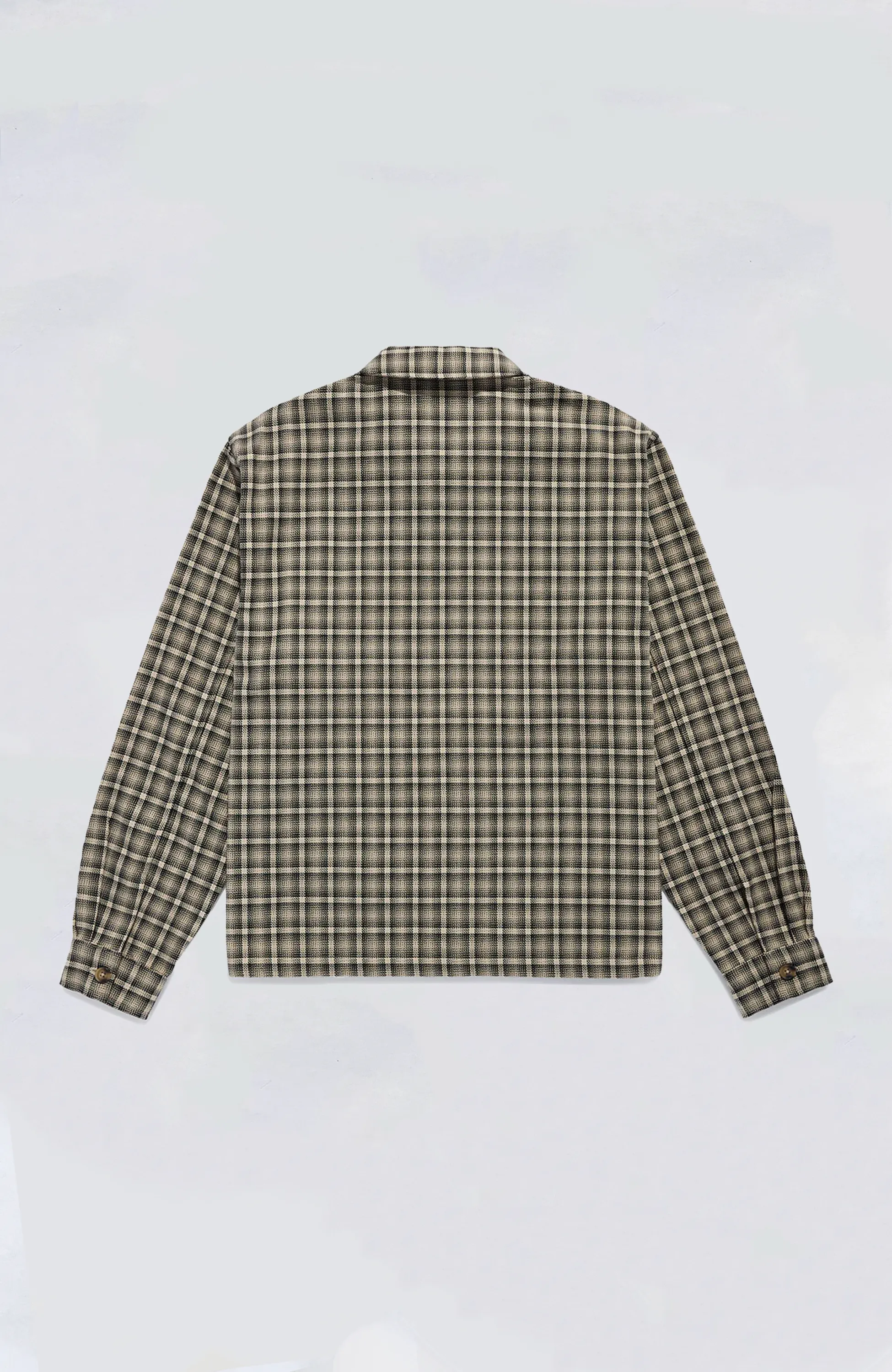 Awake NY - Lightweight Plaid Zip Jacket Shirt