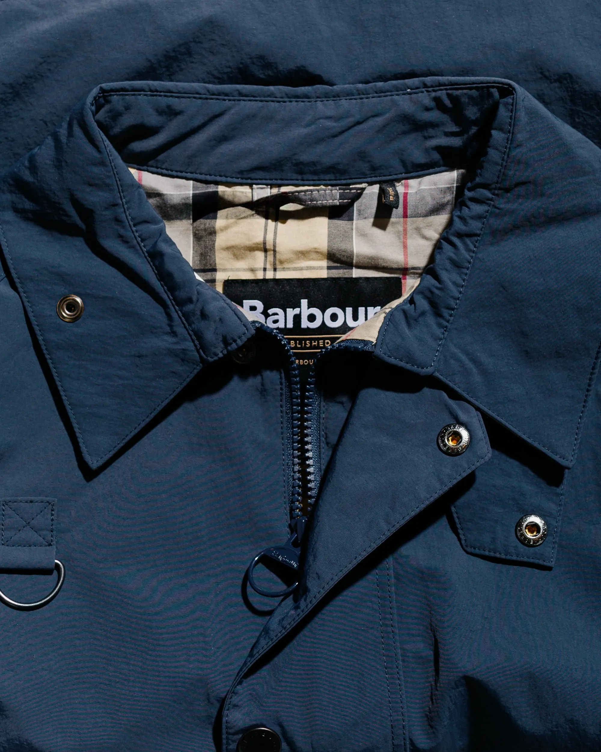 Barbour OS Spey Lightweight Showerproof Jacket Navy