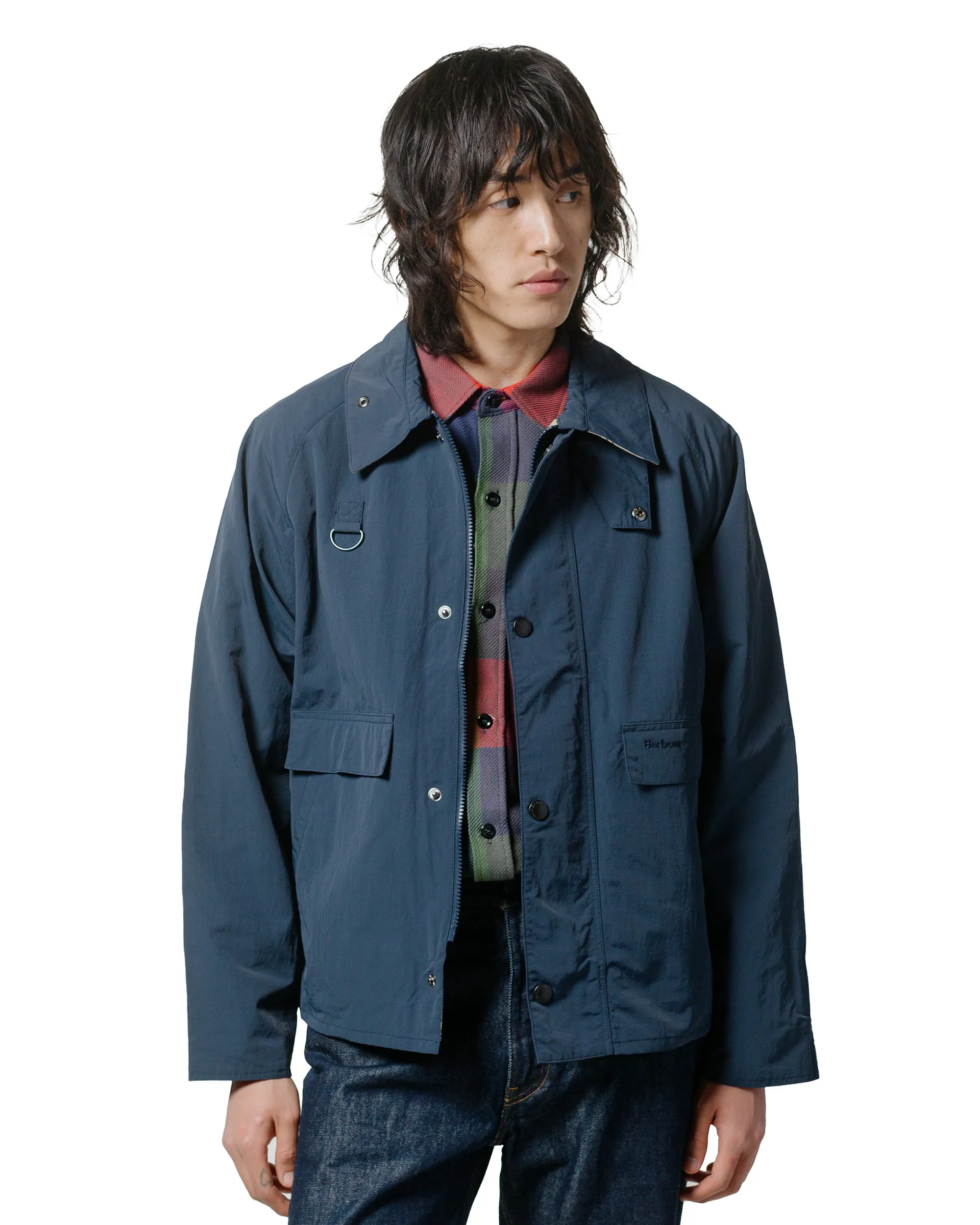 Barbour OS Spey Lightweight Showerproof Jacket Navy