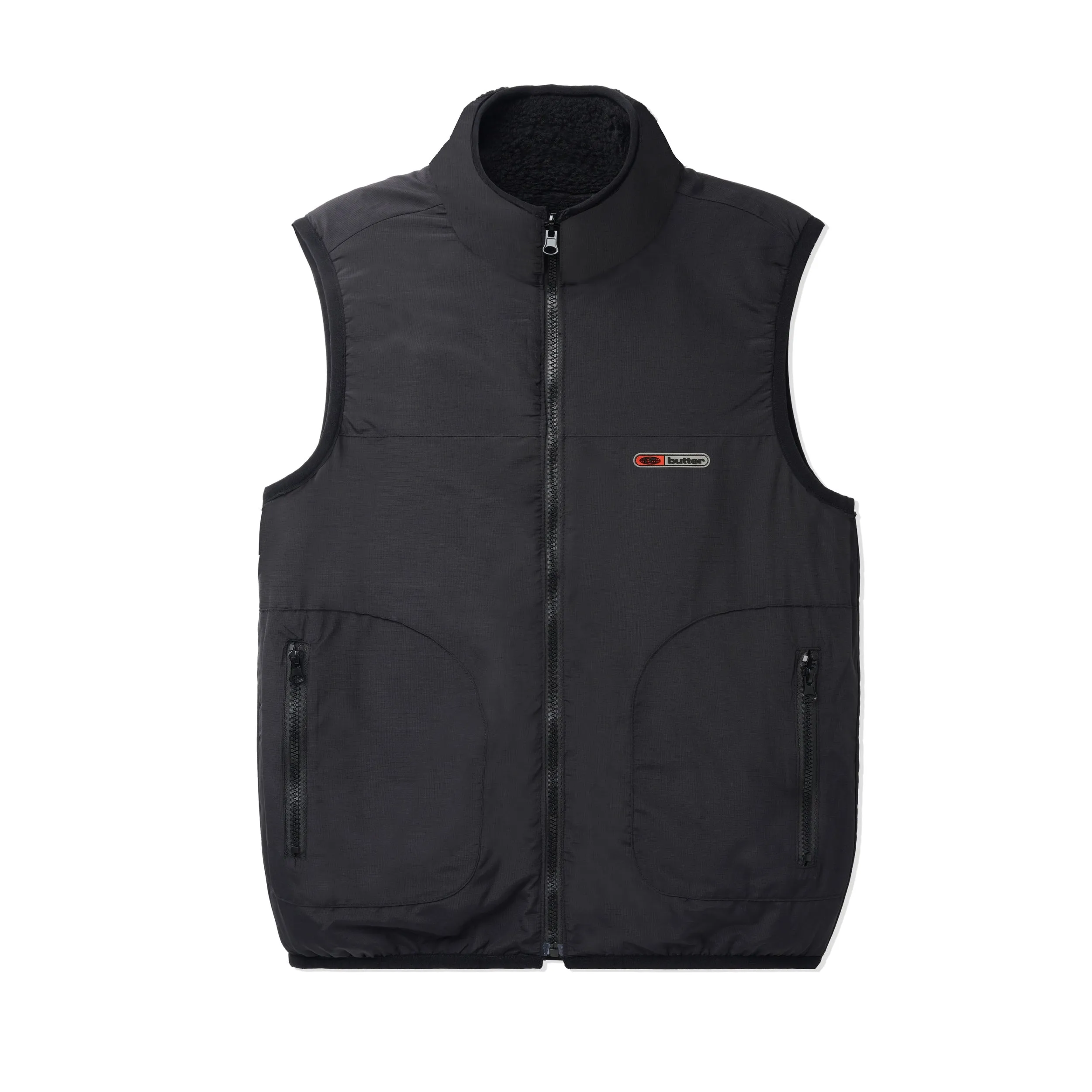Butter Goods Terrain Reversible Vest // Black
