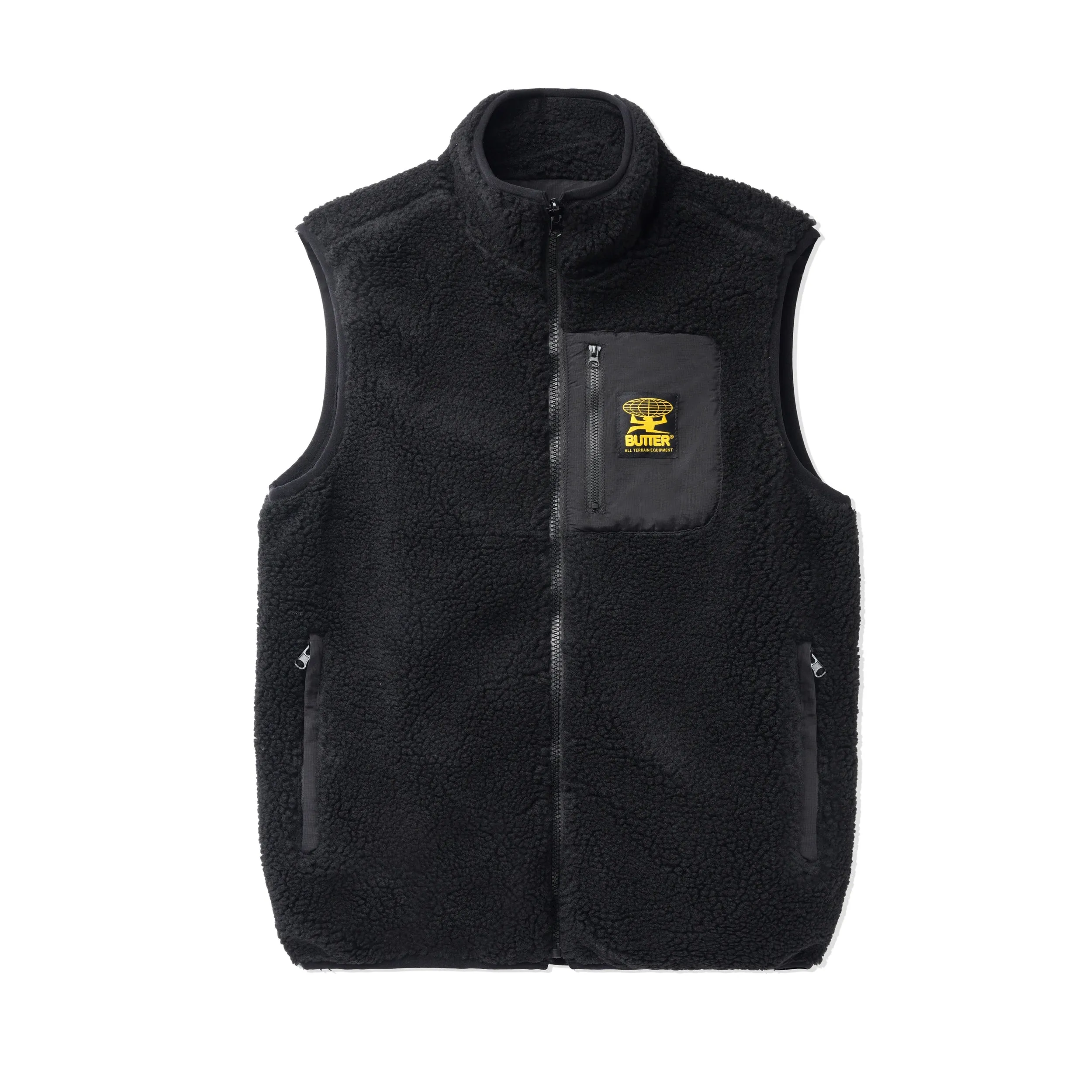 Butter Goods Terrain Reversible Vest // Black