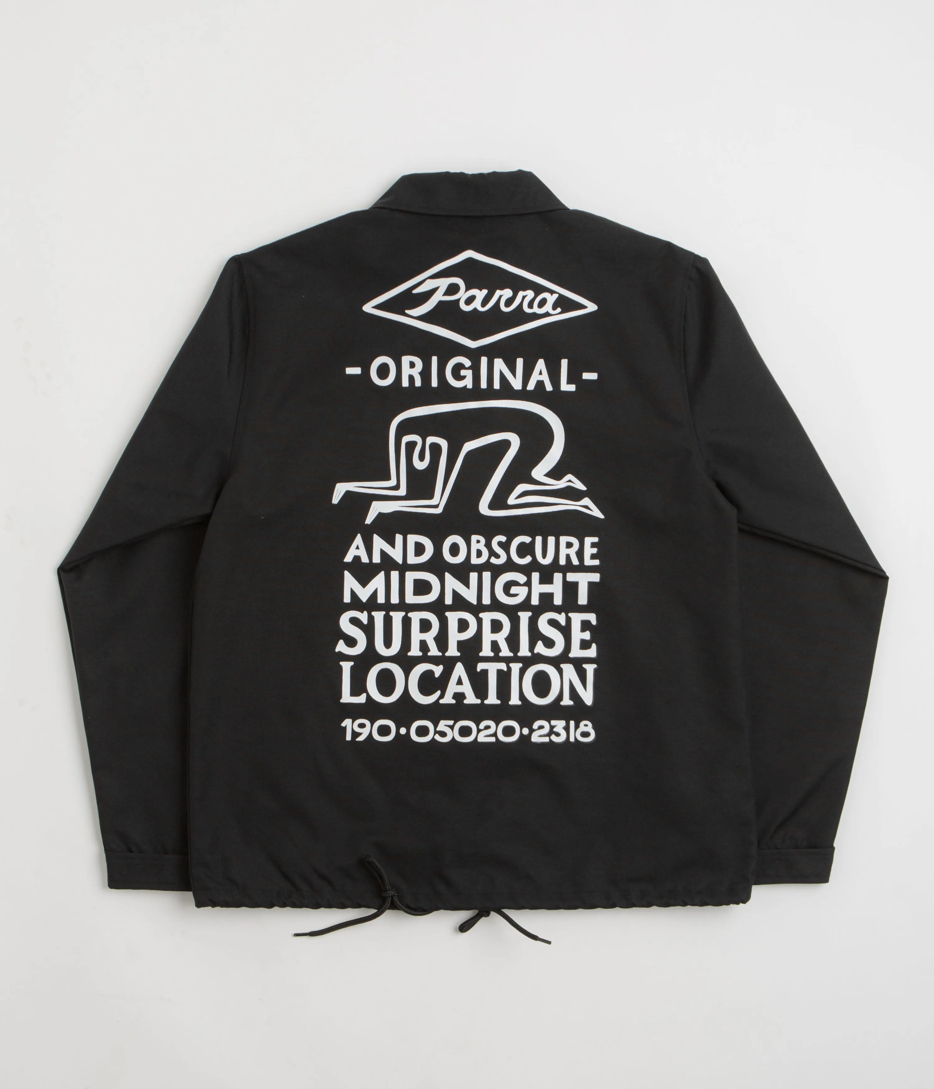 by Parra Midnight Surprise Coach Jacket - Black
