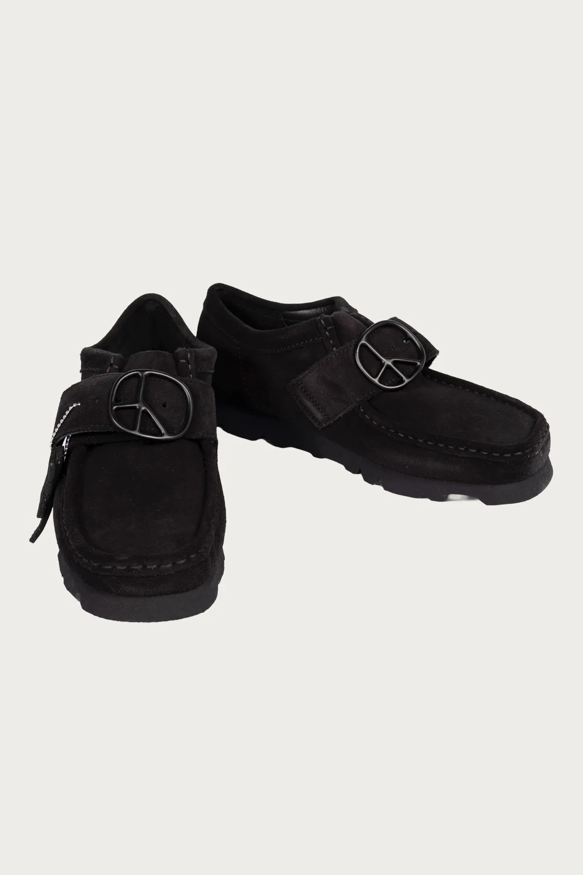 Clarks x Needles Walla Strap Lo - Black Suede