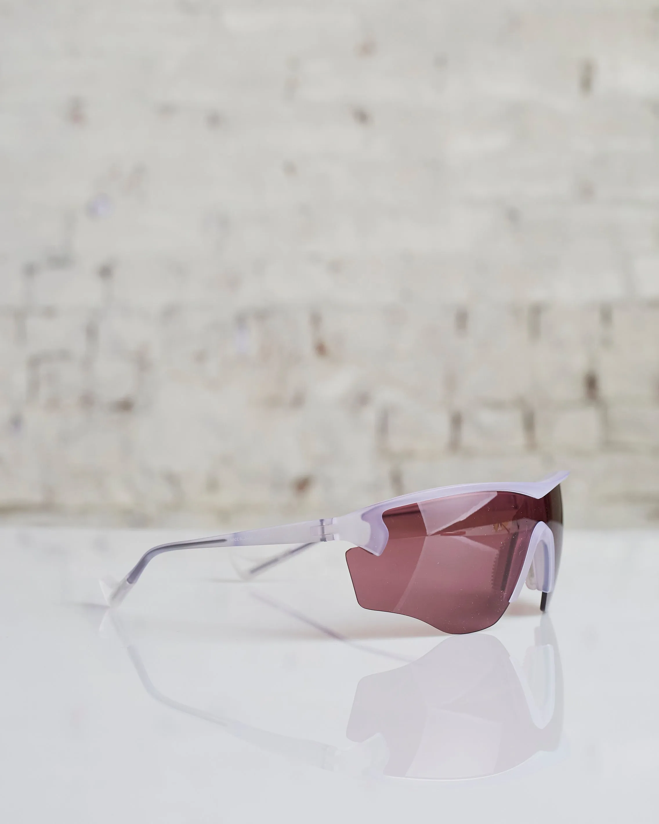 District Vision Junya Racer Sunglass Clear / Rose