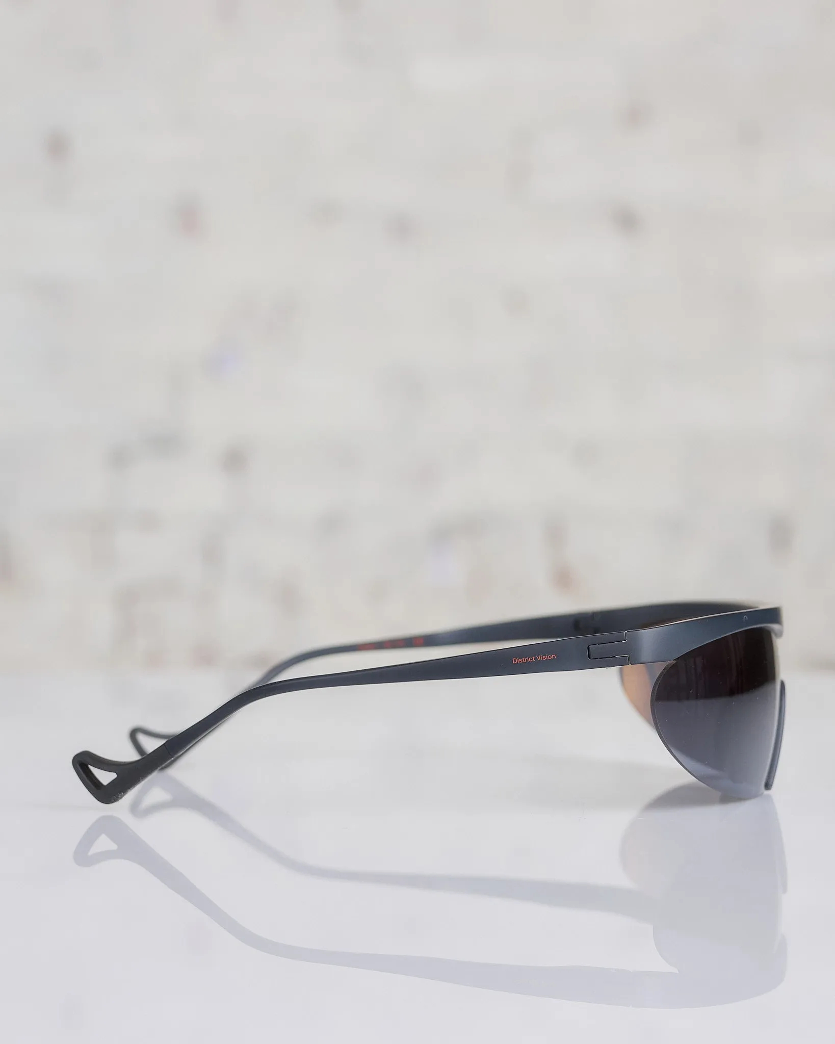 District Vision Koharu Eclipse Sunglass Black Onyx Mirror