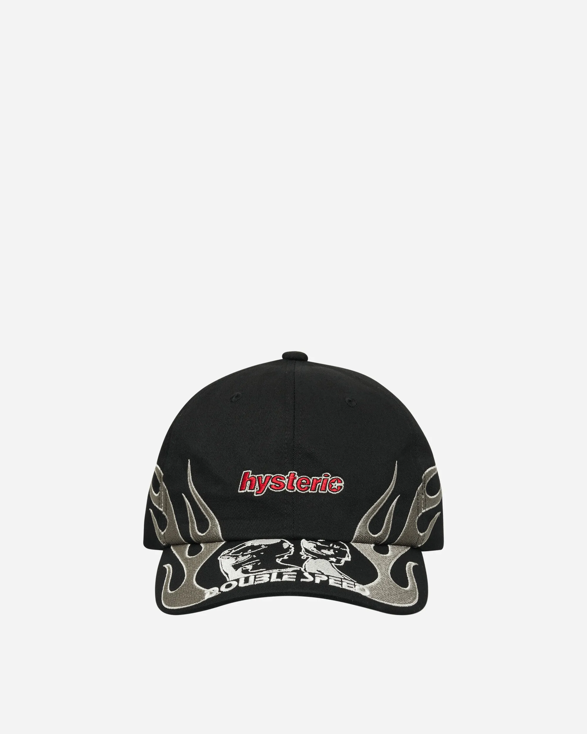 Double Speed Embroidered Cap Black