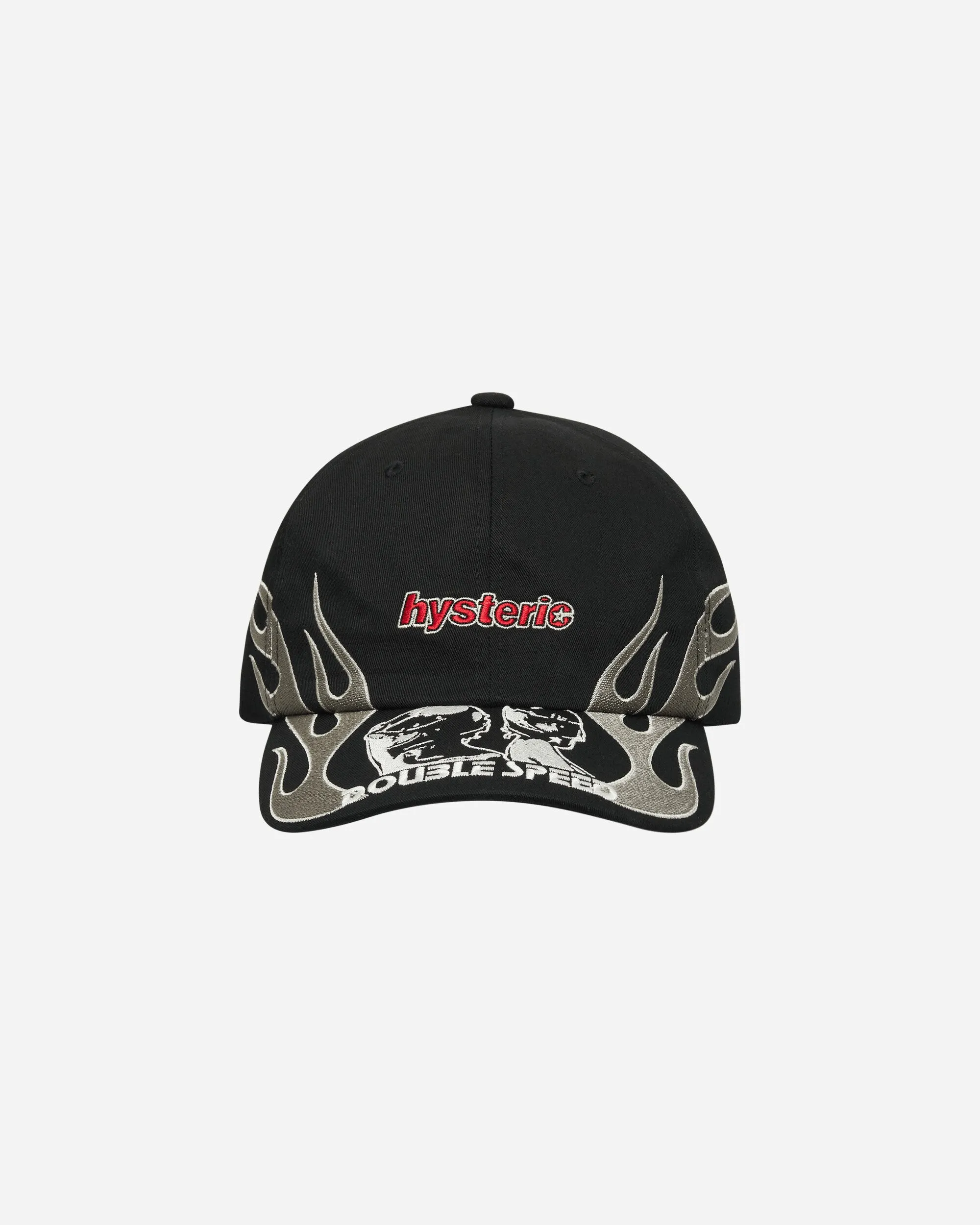 Double Speed Embroidered Cap Black
