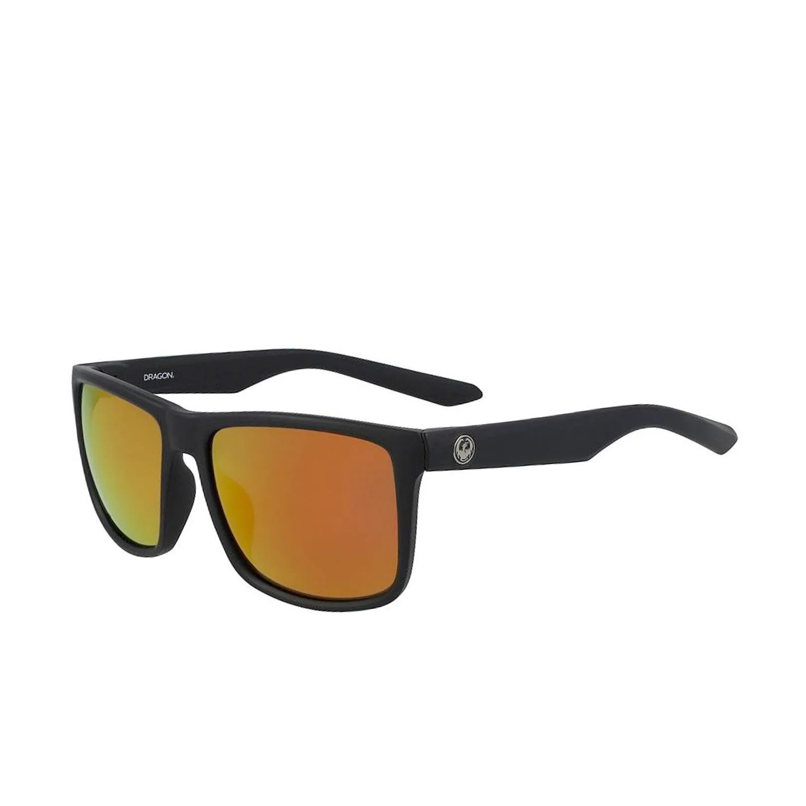 Dragon Meridien Matte Black LUMALENS Orange Ion