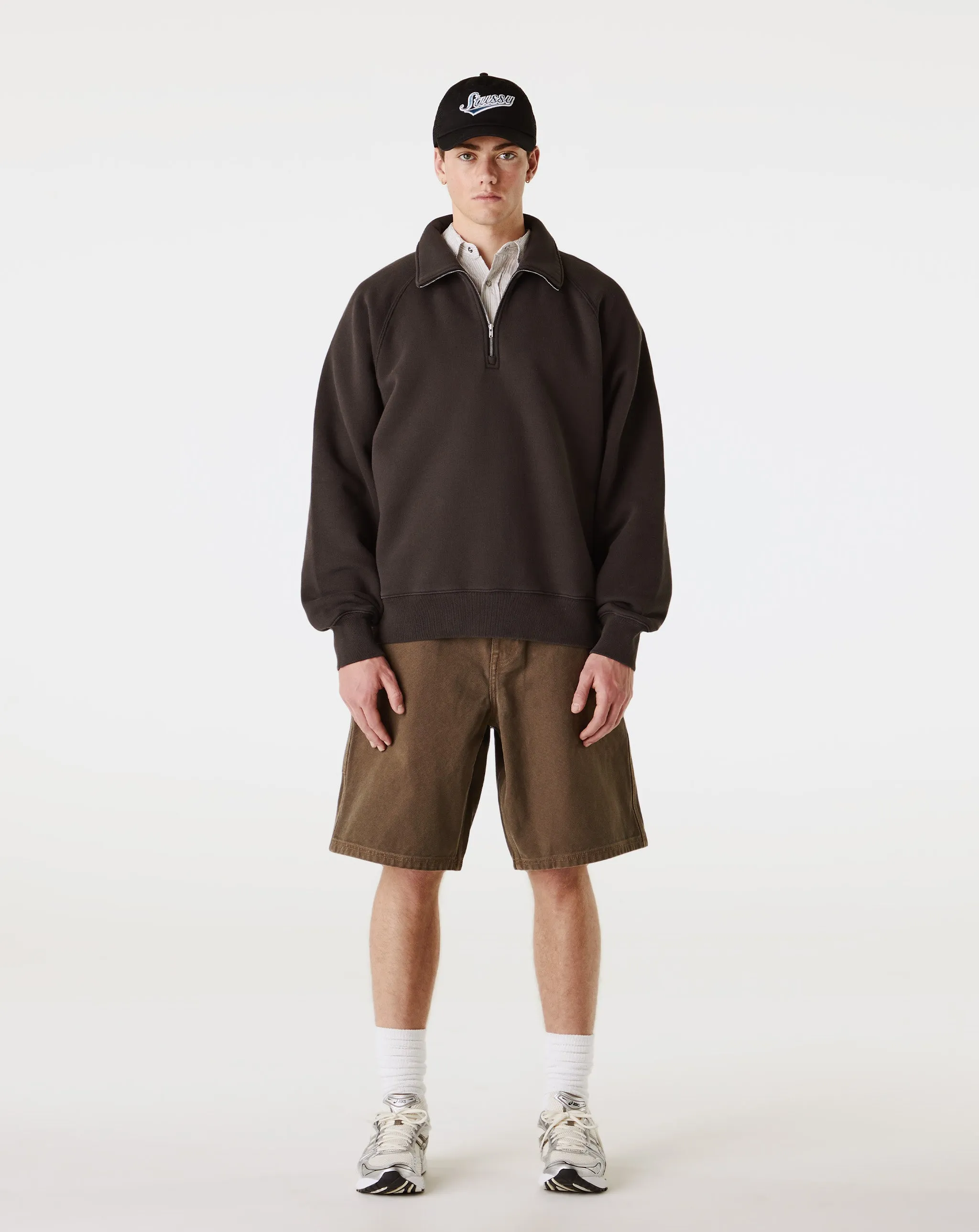 Fleece Raglan Zip Mock