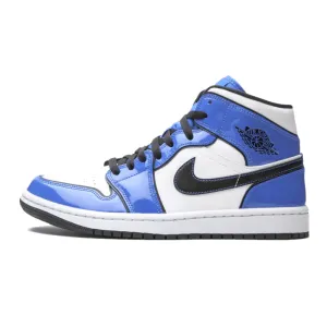 Jordan 1 Mid Signal Blue