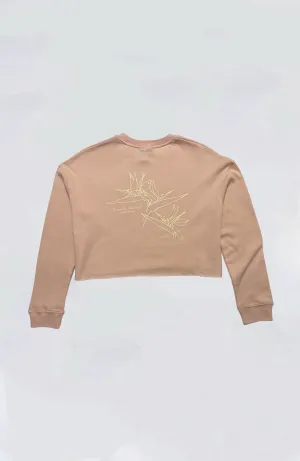 Kailua Girls - KG Eastside Paradise Lightweight Crop Crew Sweat