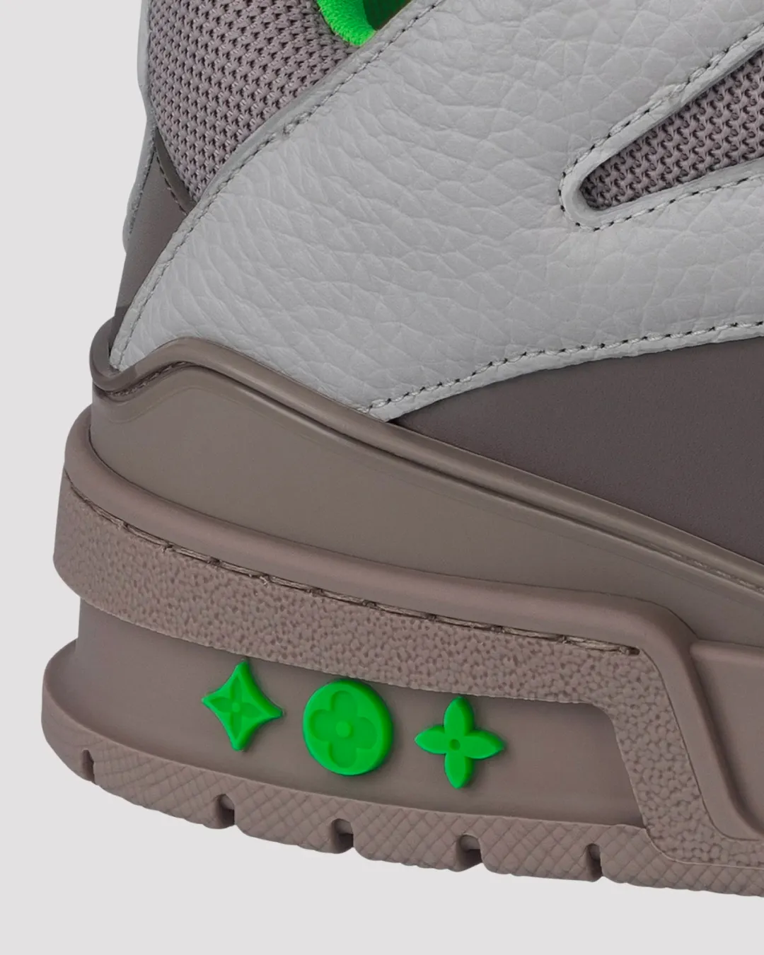 Louis Vuitton Skate Leather & Technical Mesh Anthracite Sneakers