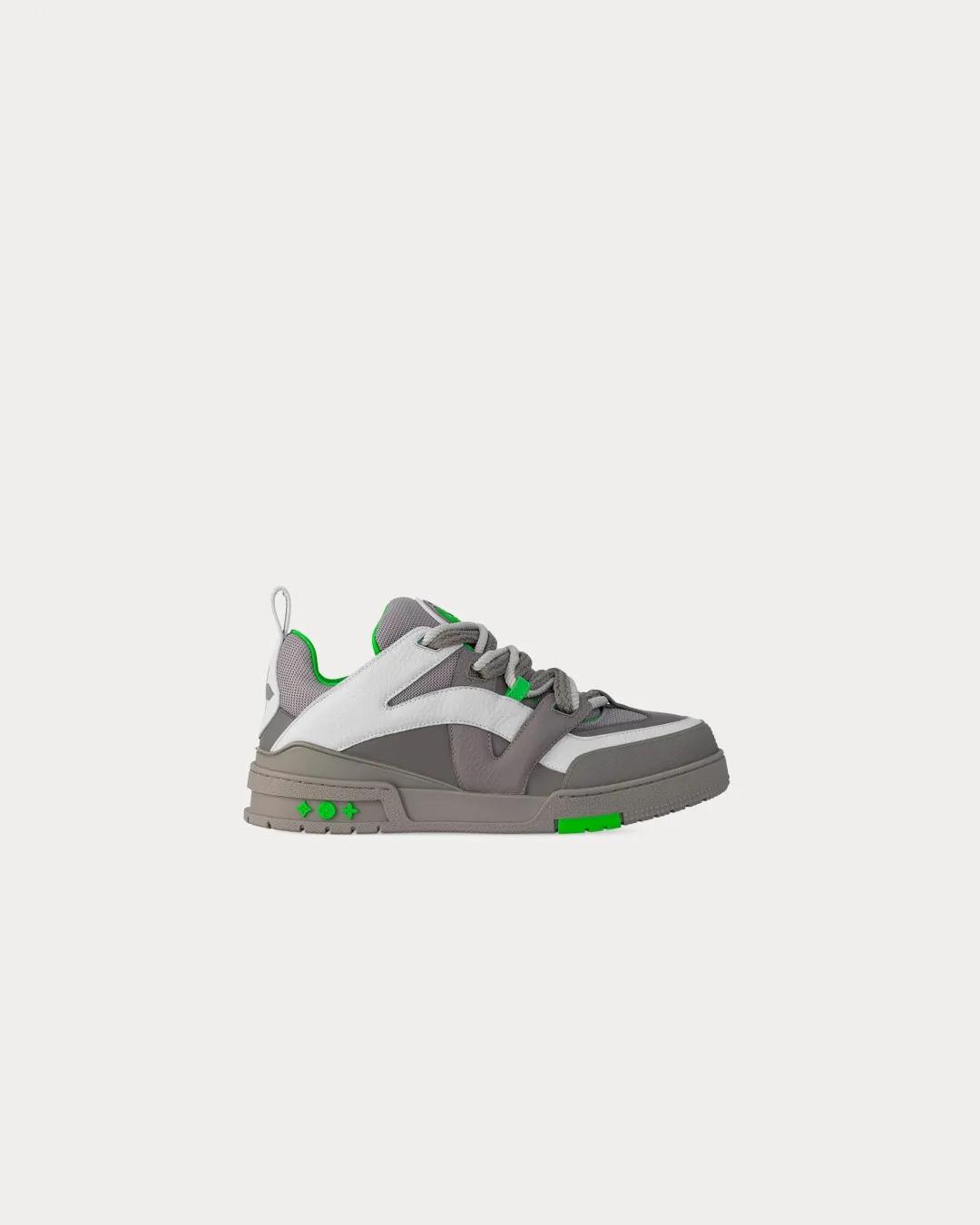 Louis Vuitton Skate Leather & Technical Mesh Anthracite Sneakers