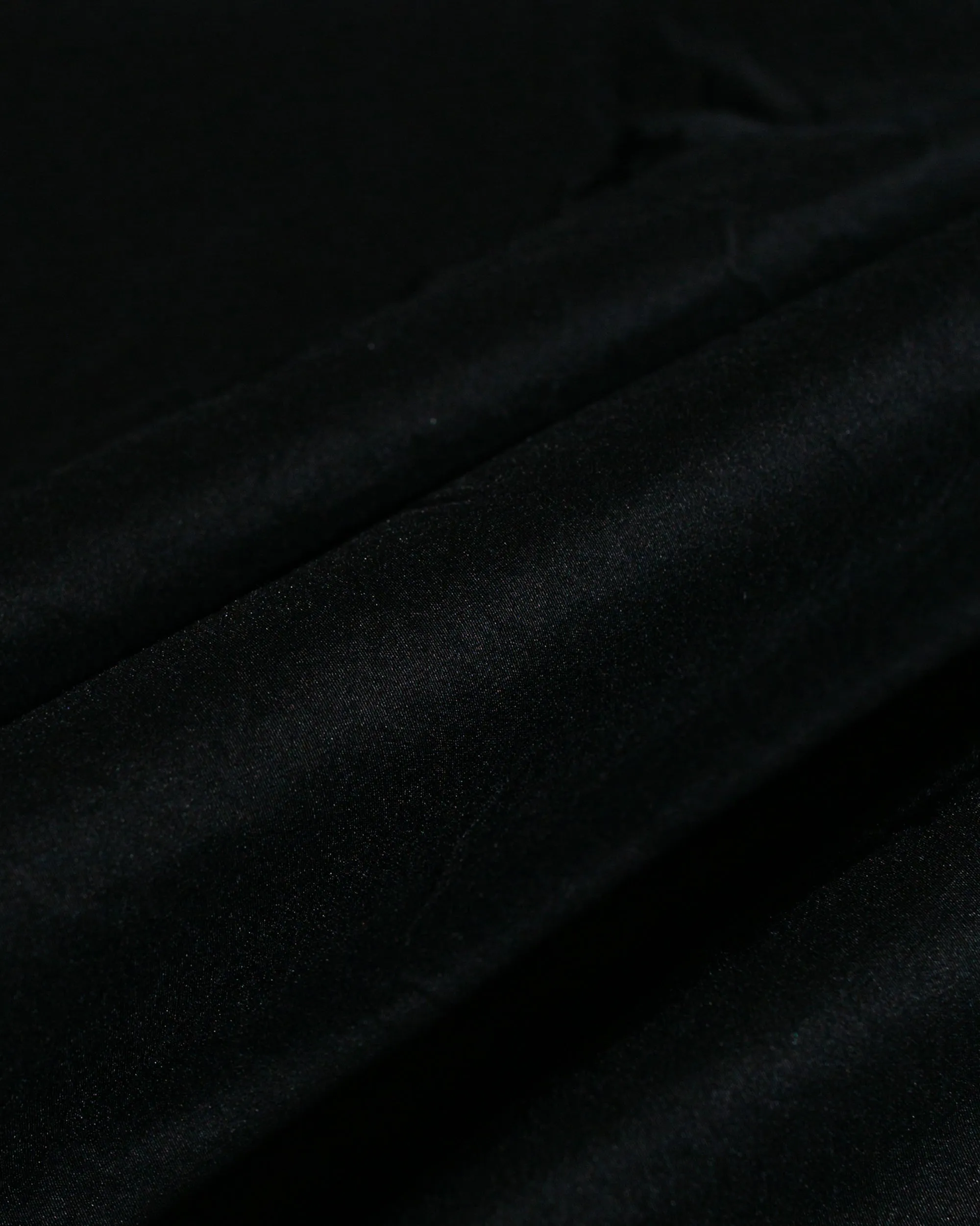 marka Adjustable Hem Easy Wide Pants Organic Cotton Silk High Count Typewriter Black