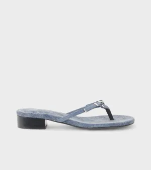 Mica Thong Sandal Denim