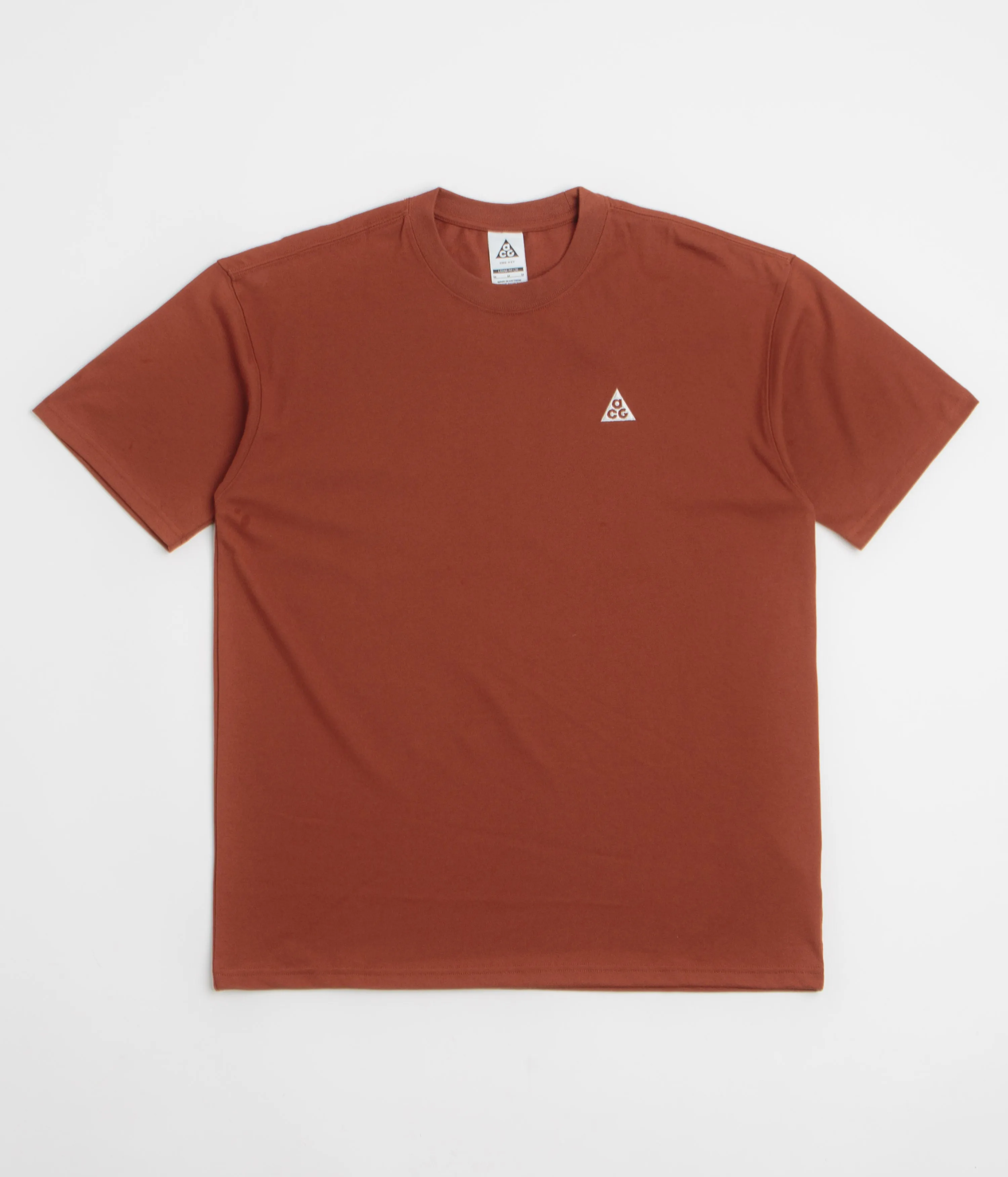 Nike ACG Tri Logo T-Shirt - Cinnamon / Picante Red