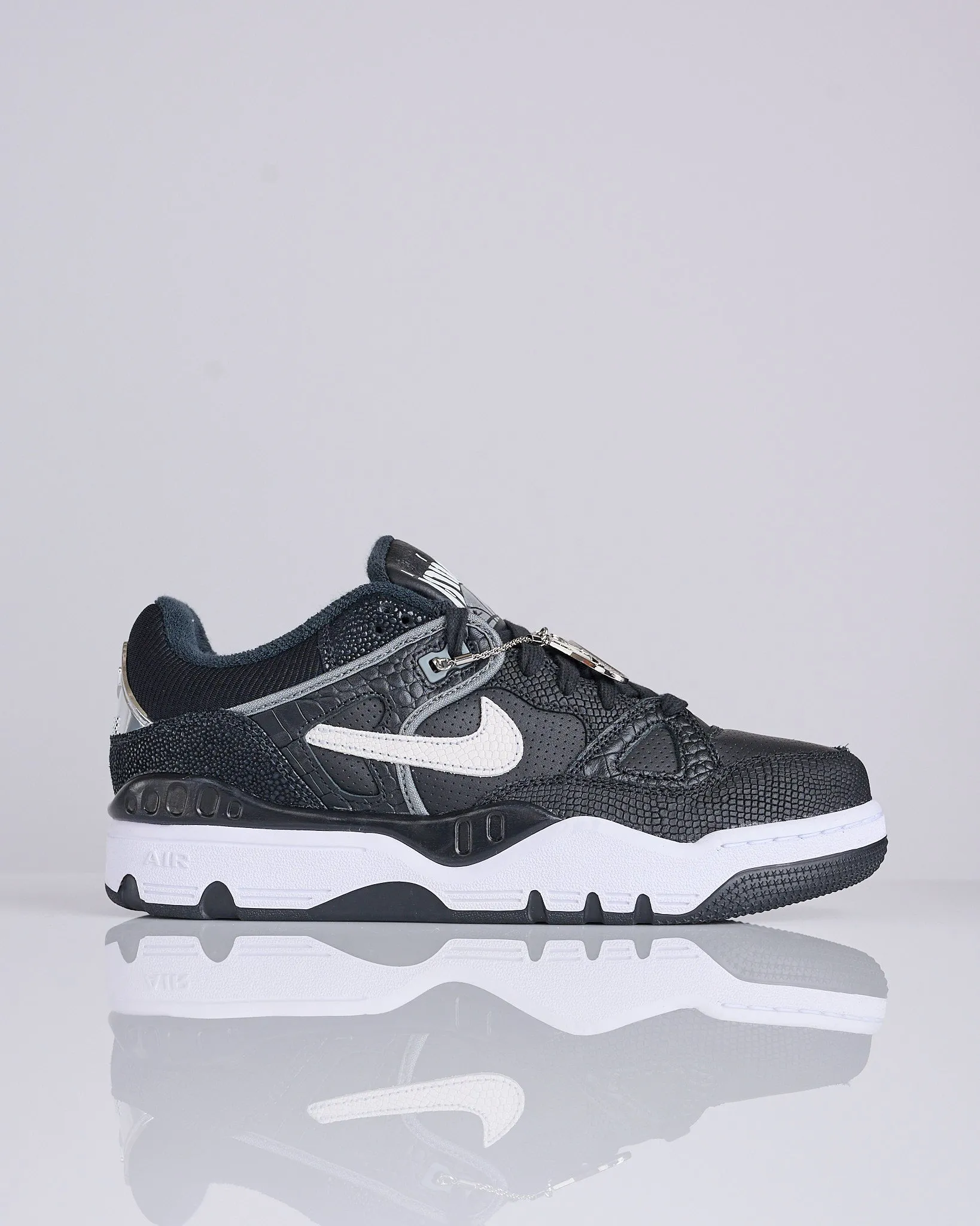 Nike Air Force 3 Low SP Black White-Smoke Grey-Mtlc Platinum HF7630 001
