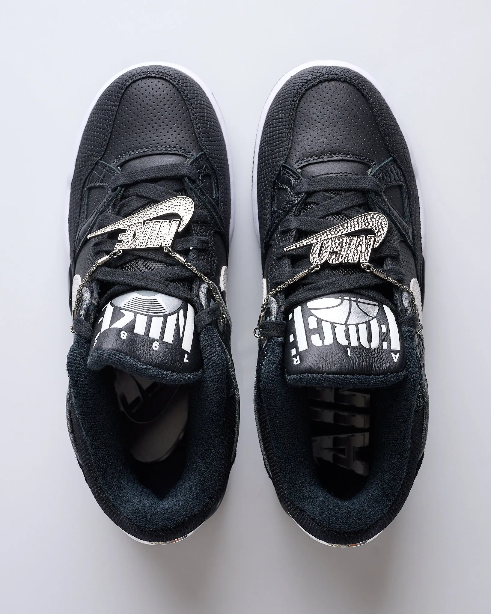Nike Air Force 3 Low SP Black White-Smoke Grey-Mtlc Platinum HF7630 001
