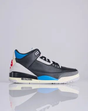 Nike Air Jordan 3 Retro Rare Air Black Chile Red-Neutral Grey IB8967 004