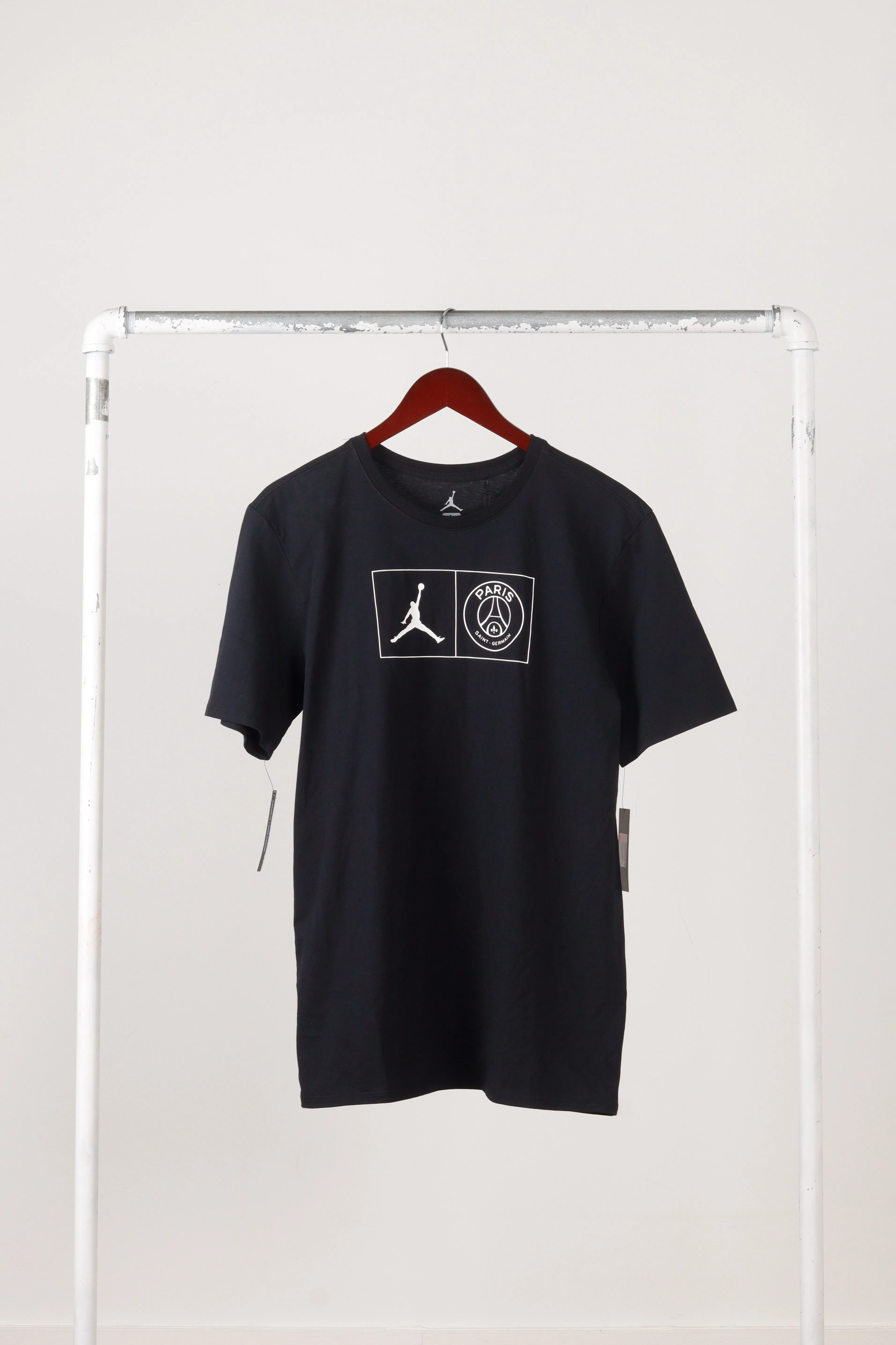 Nike Air Jordan x Pairs Saint Germain PSG 'Split Logo' T-Shirt Black (2018)