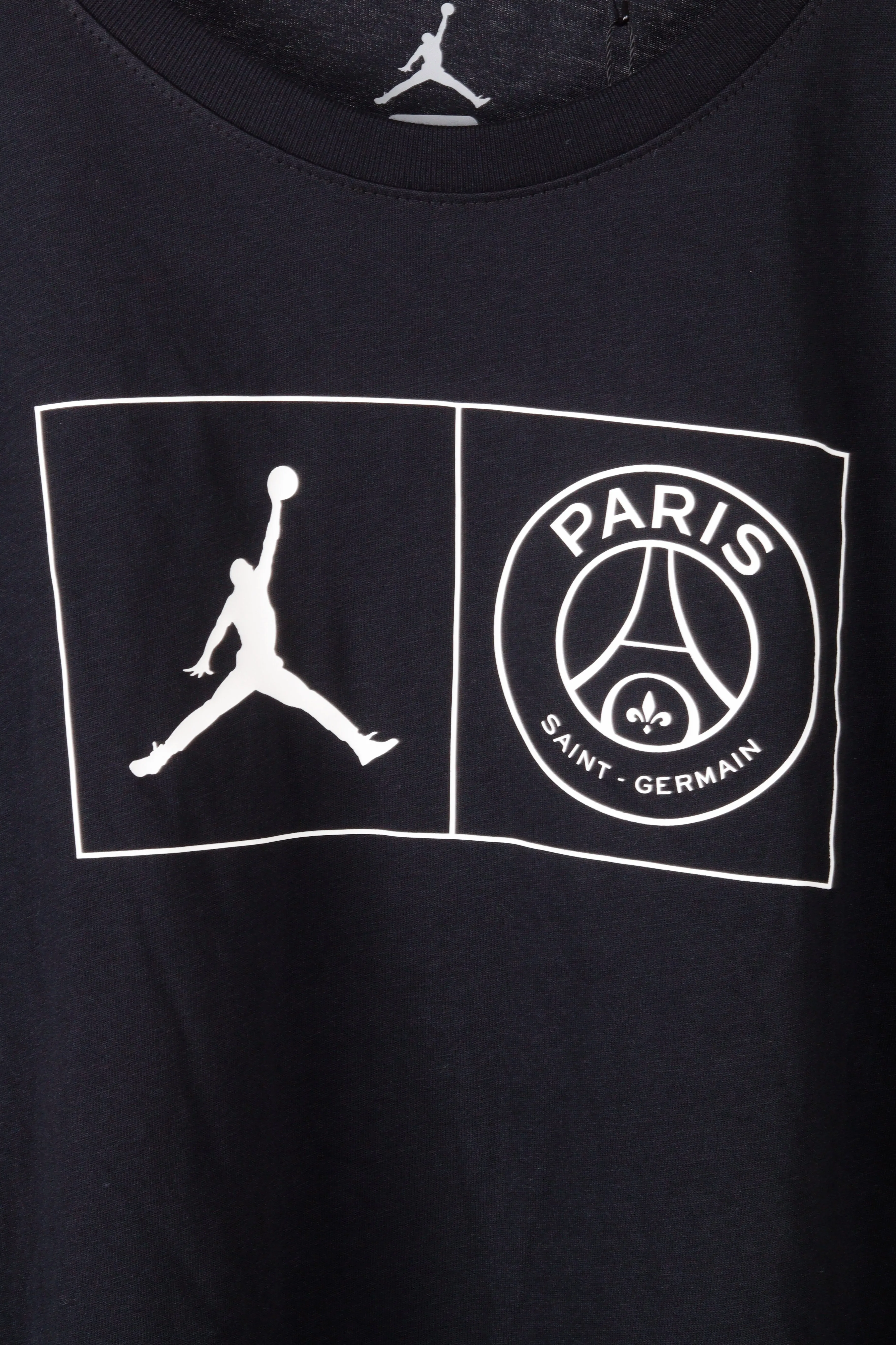 Nike Air Jordan x Pairs Saint Germain PSG 'Split Logo' T-Shirt Black (2018)
