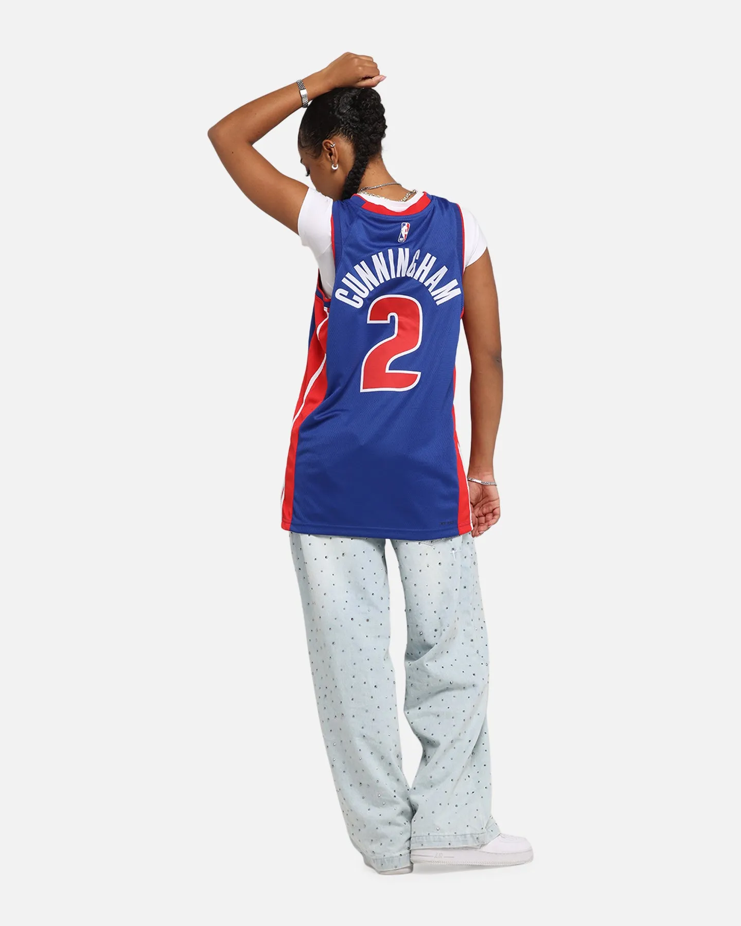 Nike Cade Cunningham Detroit Pistons #2 Icon Edition 2022/23 Nike Dri-Fit NBA Swingman Jersey Rush Blue