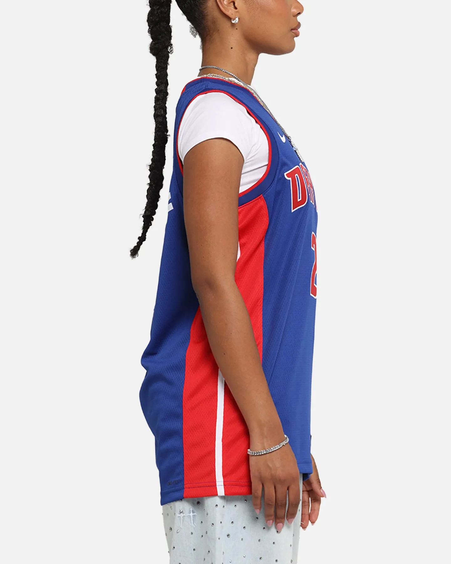 Nike Cade Cunningham Detroit Pistons #2 Icon Edition 2022/23 Nike Dri-Fit NBA Swingman Jersey Rush Blue