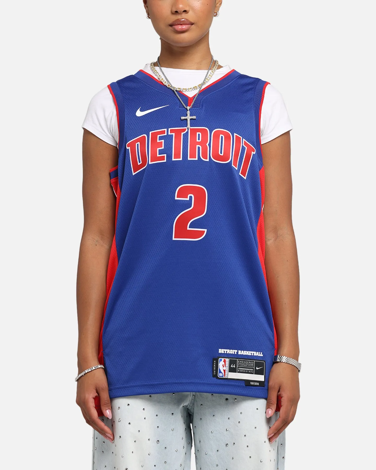 Nike Cade Cunningham Detroit Pistons #2 Icon Edition 2022/23 Nike Dri-Fit NBA Swingman Jersey Rush Blue
