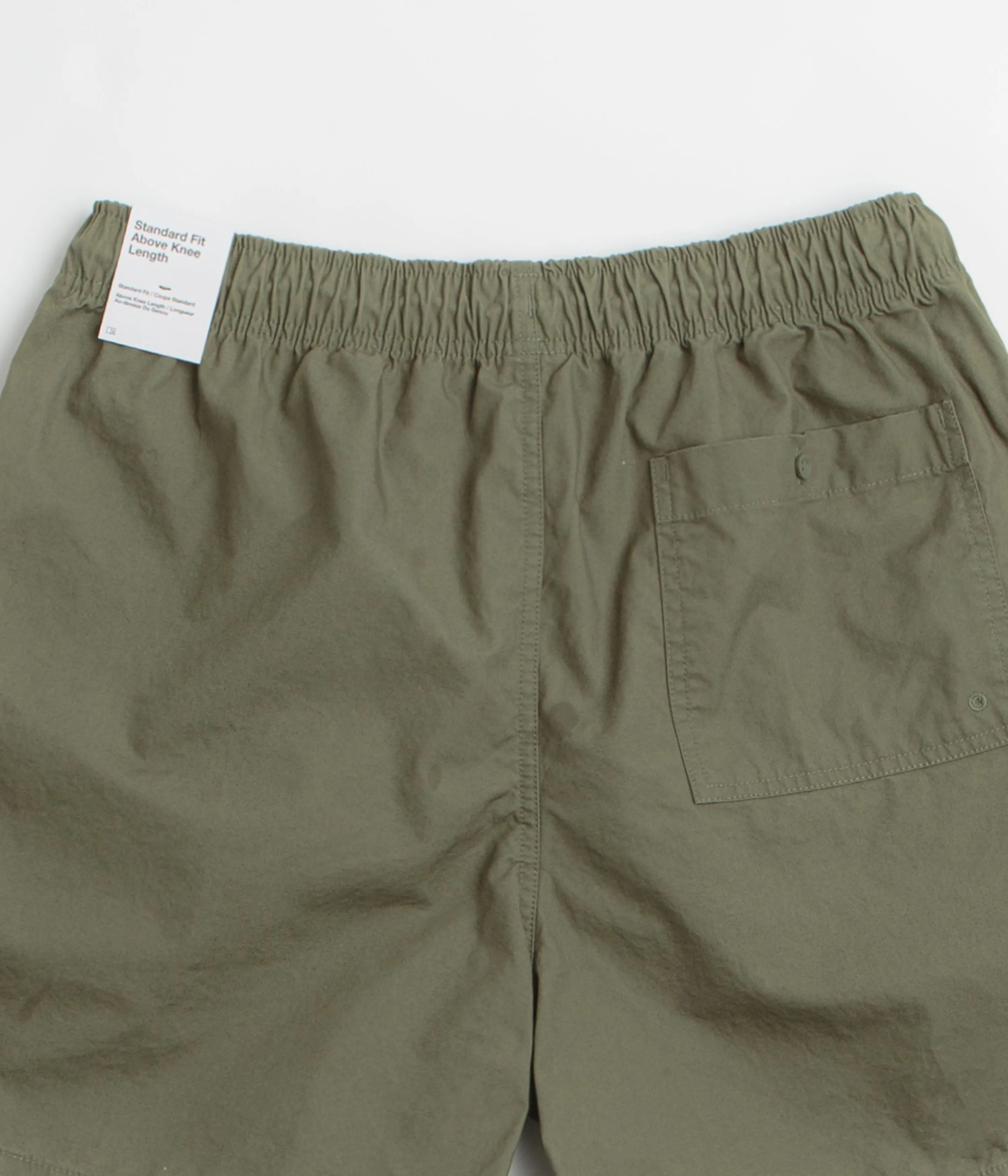 Nike Club Flow Wash Shorts - Medium Olive / Medium Olive
