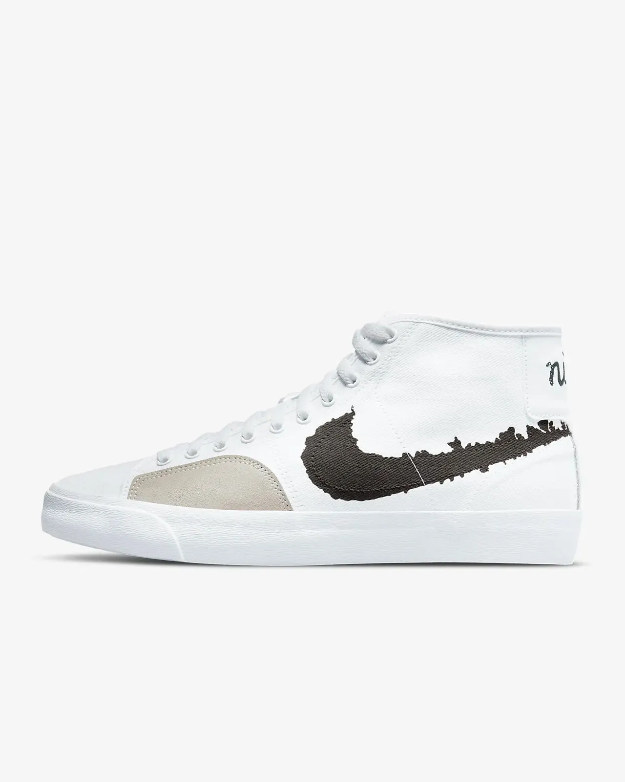 Nike SB Blazer Court Mid Prm // White/Black/White