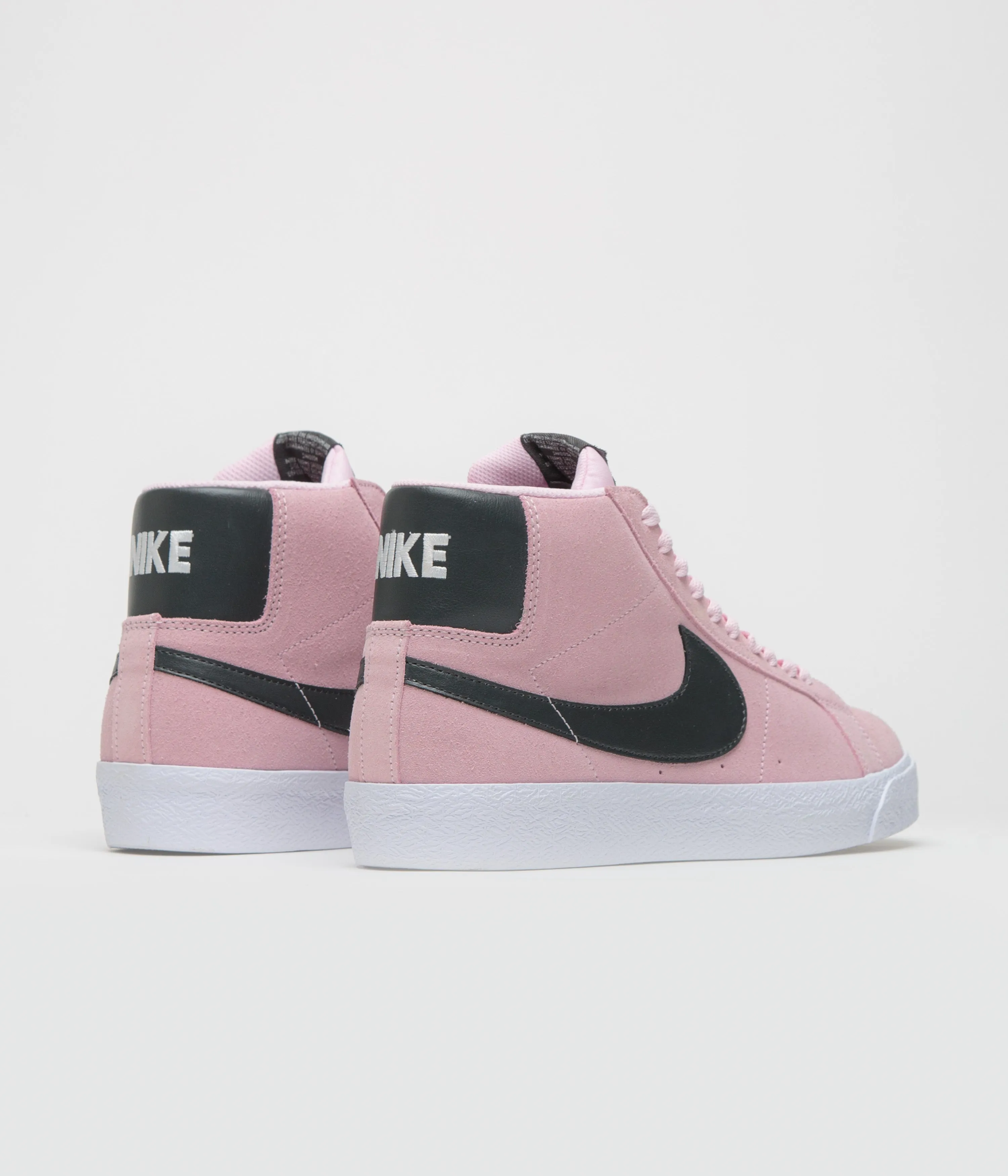 Nike SB Blazer Mid Shoes - Pink Foam / Anthracite - White - Gum Yellow