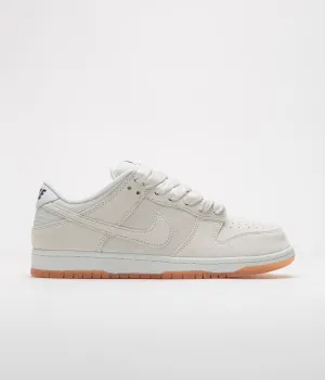 Nike SB Dunk Low Pro B Shoes - Pale Ivory / Pale Ivory - Summit White - White