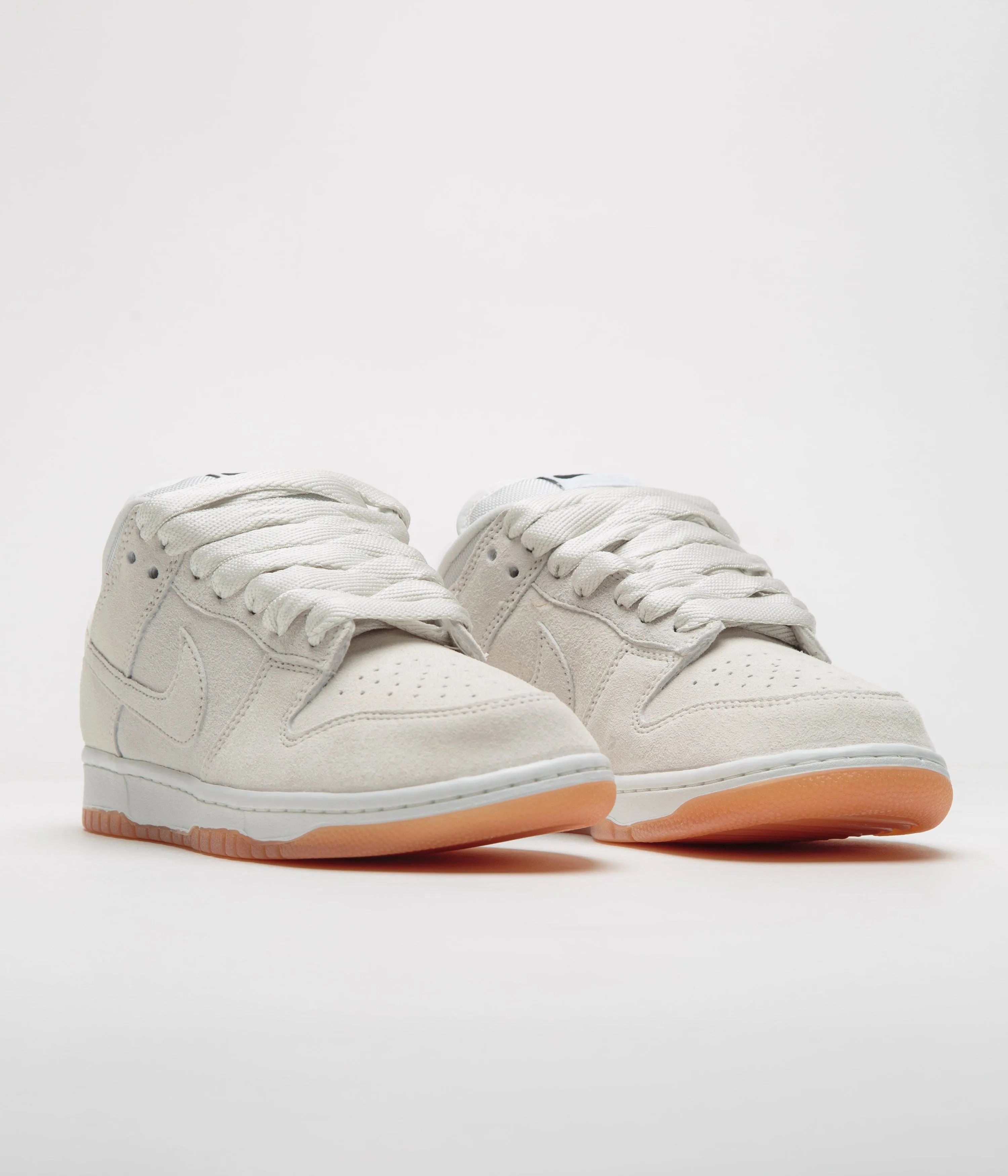 Nike SB Dunk Low Pro B Shoes - Pale Ivory / Pale Ivory - Summit White - White