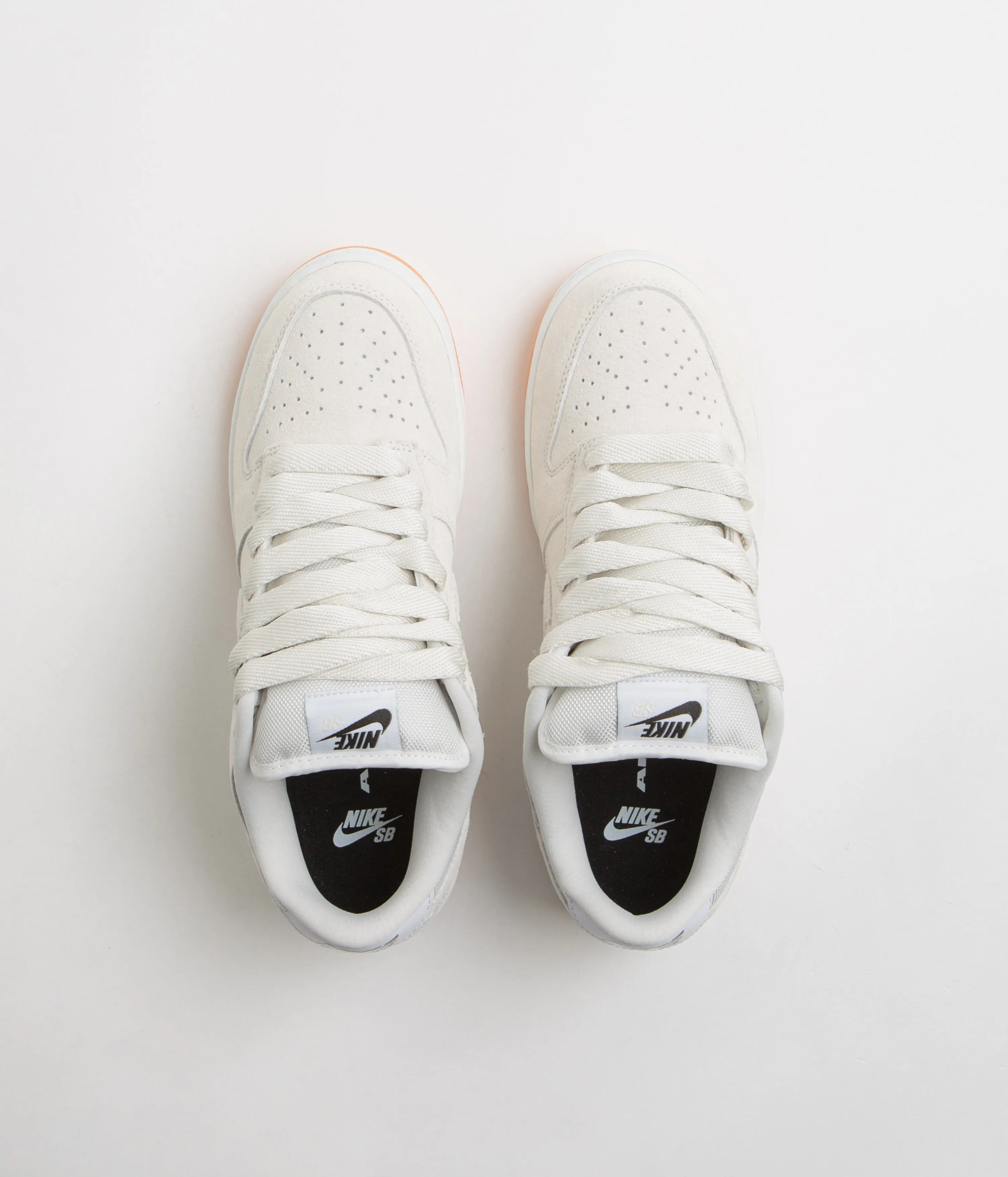 Nike SB Dunk Low Pro B Shoes - Pale Ivory / Pale Ivory - Summit White - White