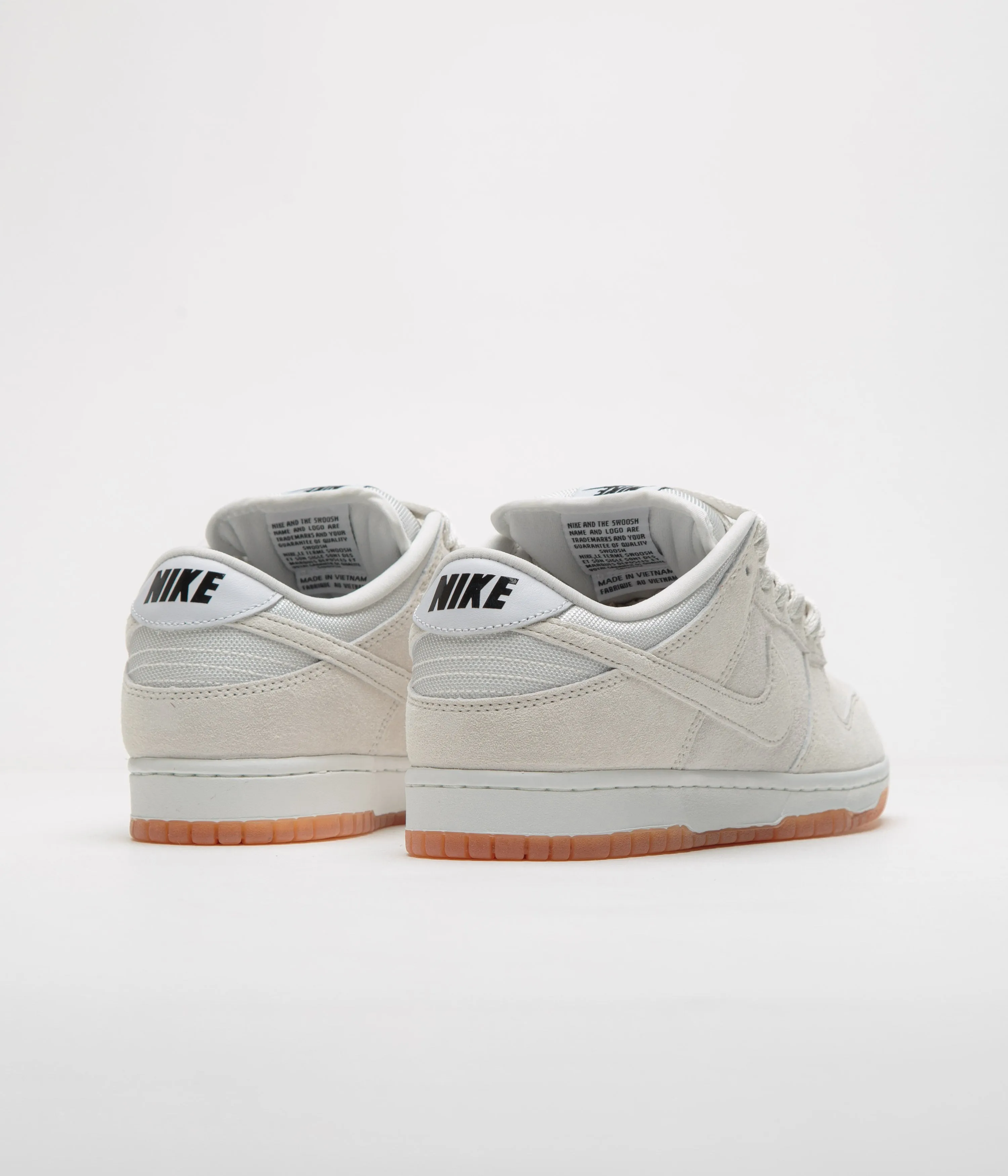 Nike SB Dunk Low Pro B Shoes - Pale Ivory / Pale Ivory - Summit White - White