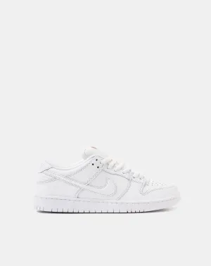 Nike SB Dunk Low Pro ISO ORANGE LABEL Triple White Sneakers