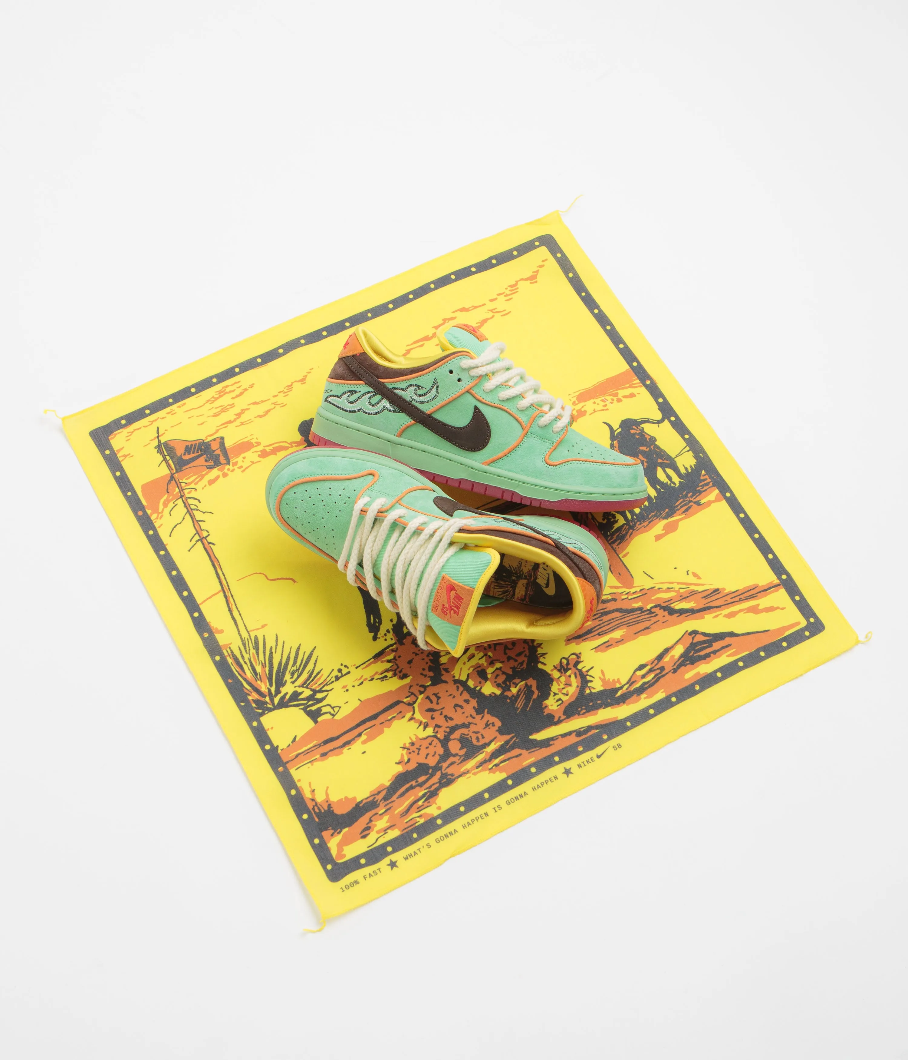 Nike SB Dunk Low Pro 'Rodeo' Shoes - Tourmaline / Baroque Brown - Monarch