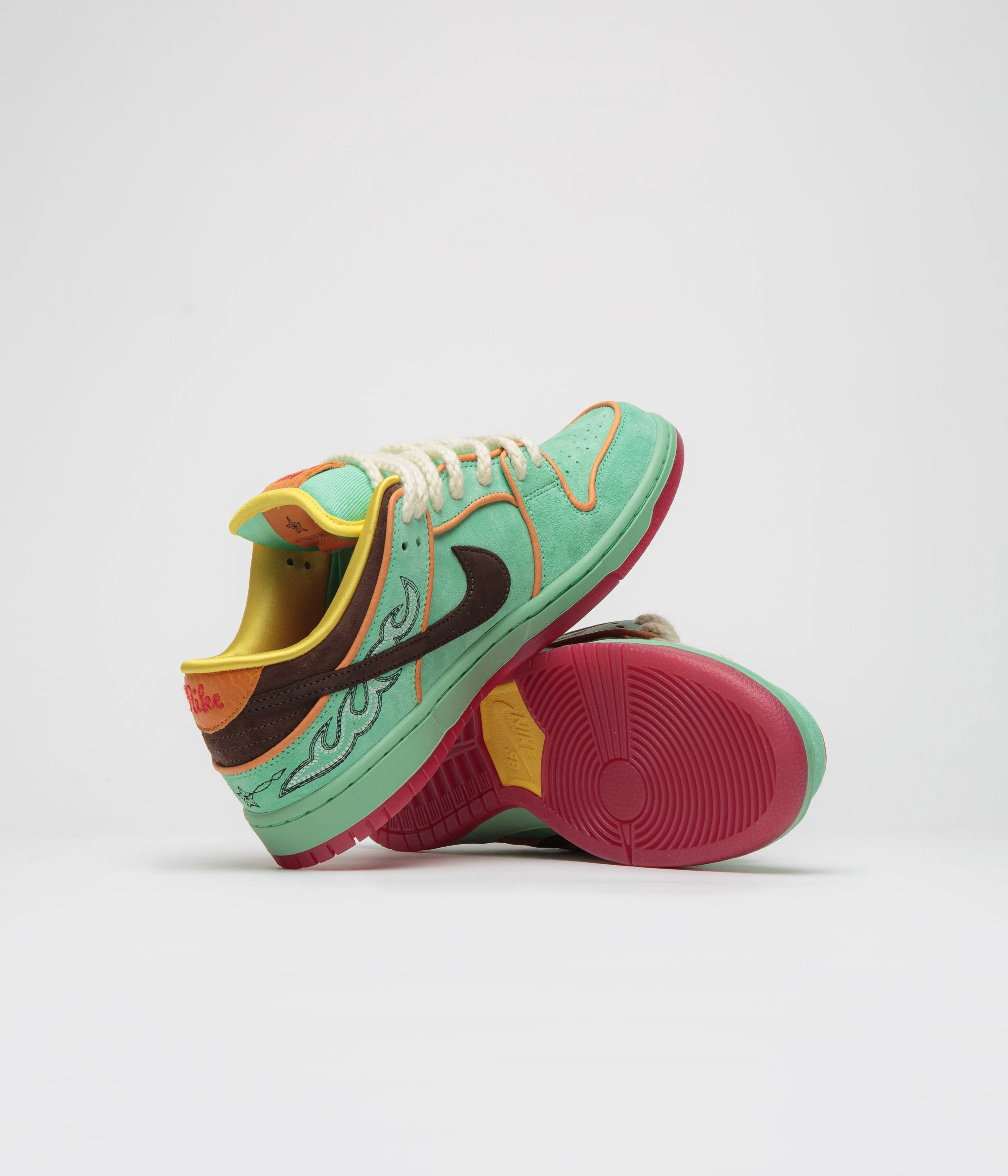 Nike SB Dunk Low Pro 'Rodeo' Shoes - Tourmaline / Baroque Brown - Monarch