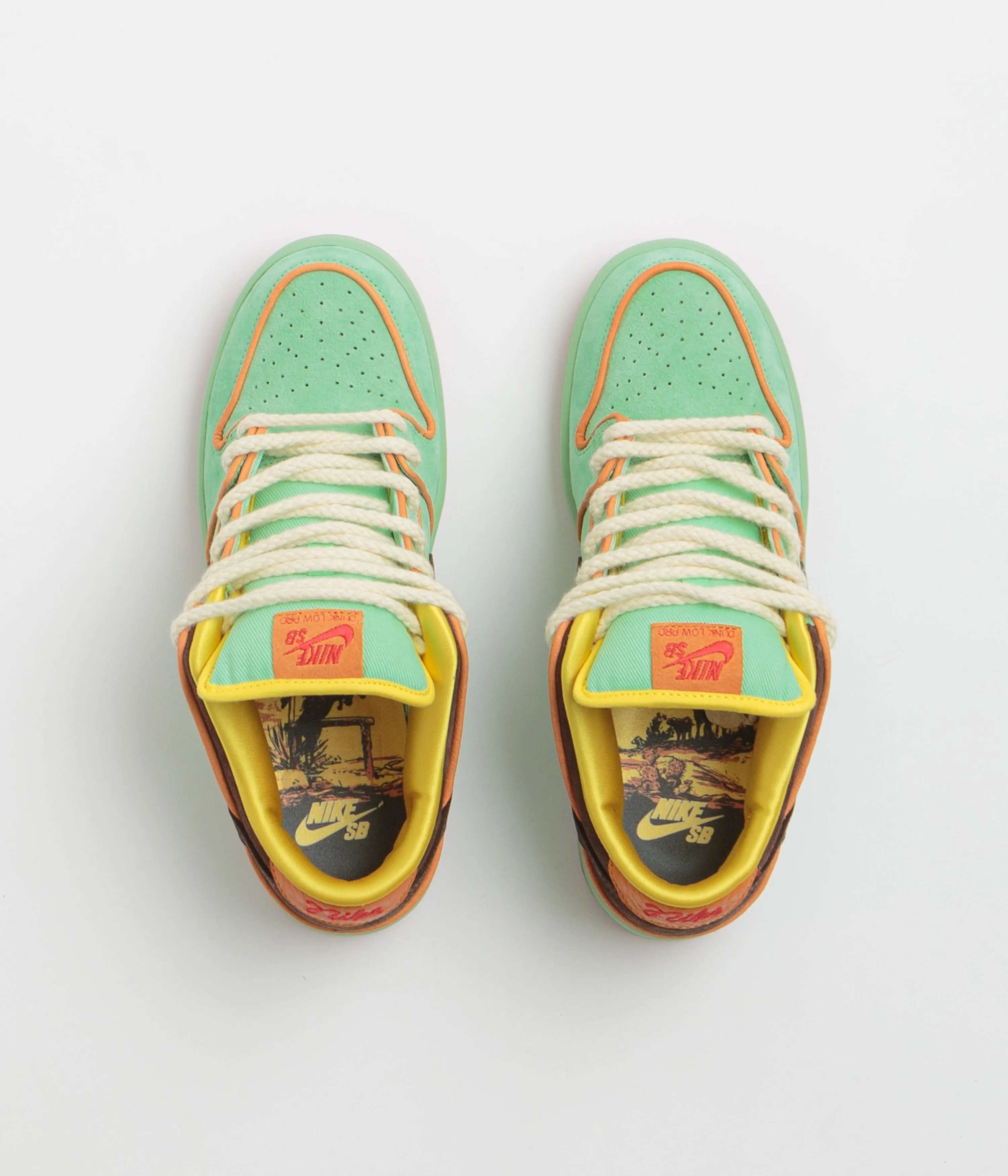 Nike SB Dunk Low Pro 'Rodeo' Shoes - Tourmaline / Baroque Brown - Monarch