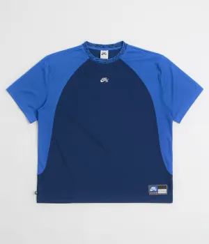 Nike SB Knit Jersey - Blue Void / Game Royal / White