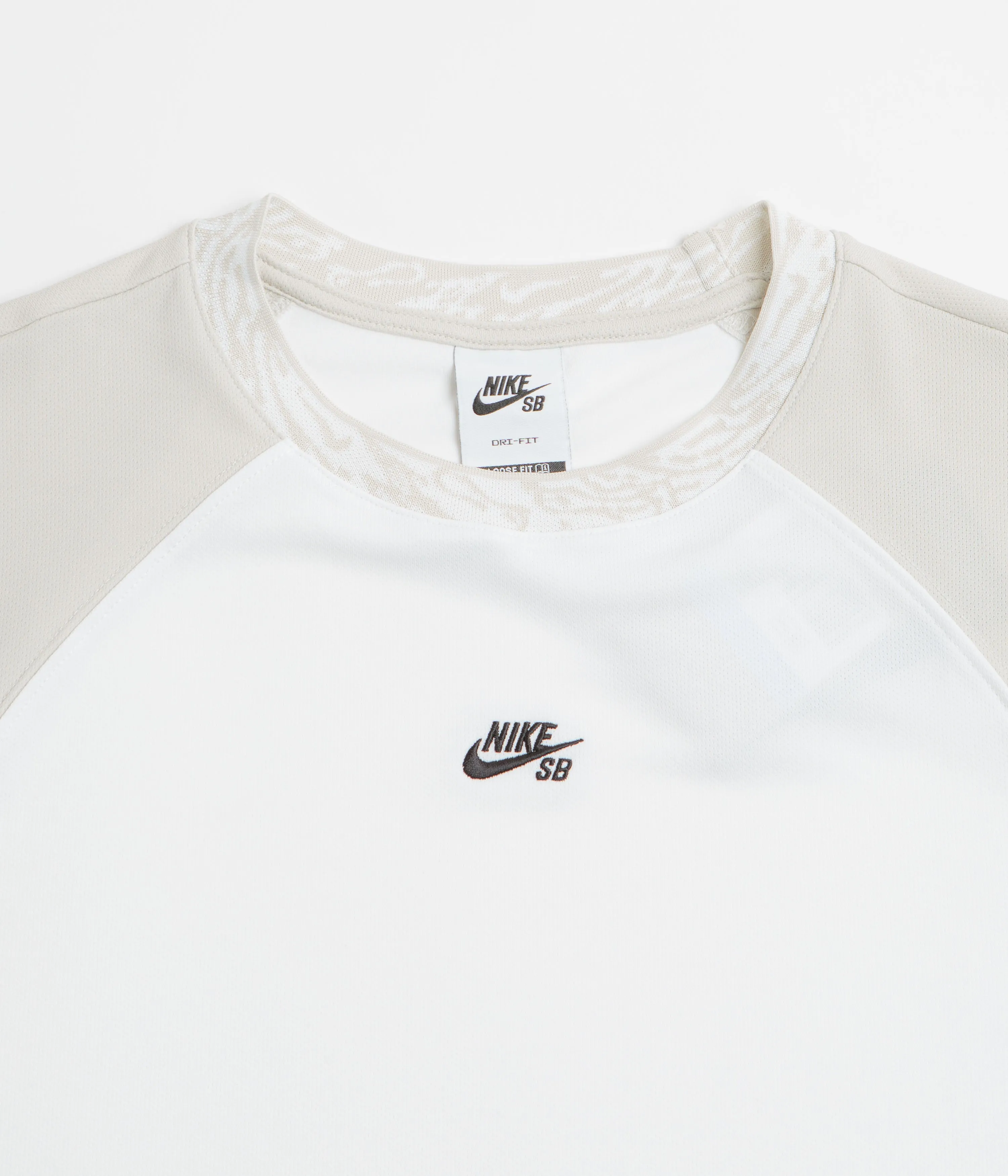 Nike SB Knit Jersey - White / Light Bone / Black