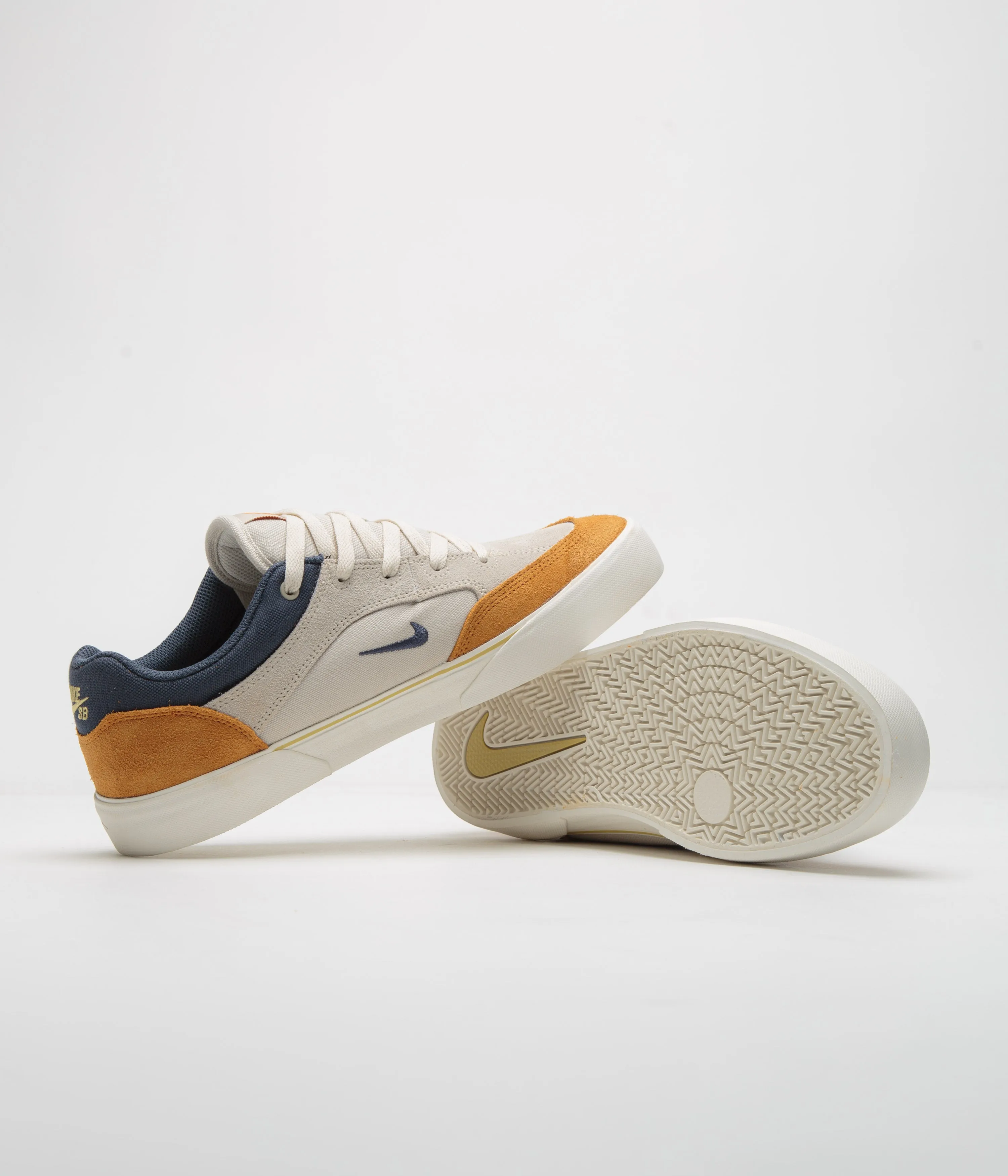 Nike SB Malor Shoes - Light Orewood Brown / Thunder Blue - Monarch - Sail