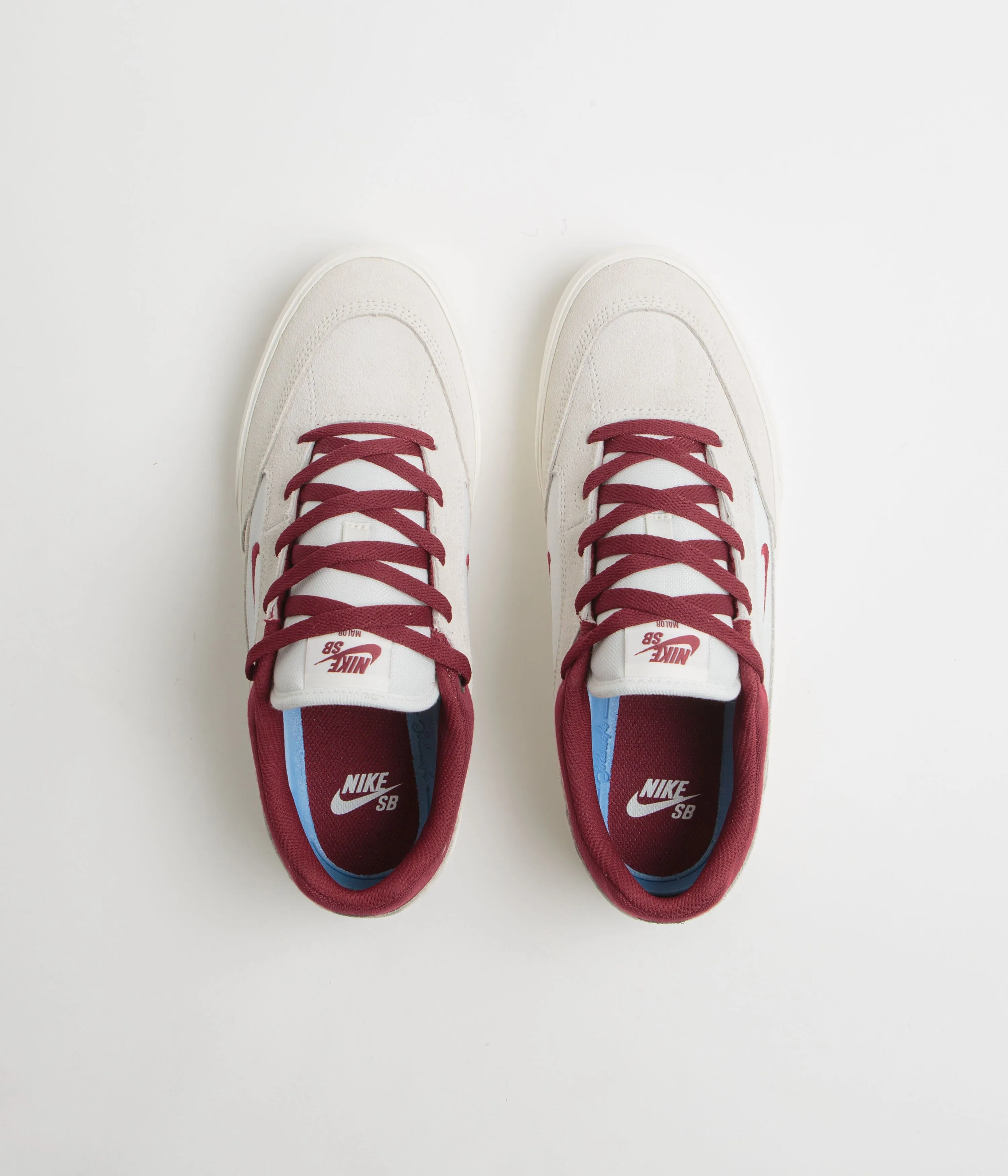 Nike SB Malor Shoes - Summit White / Team Red - Phantom - Sail