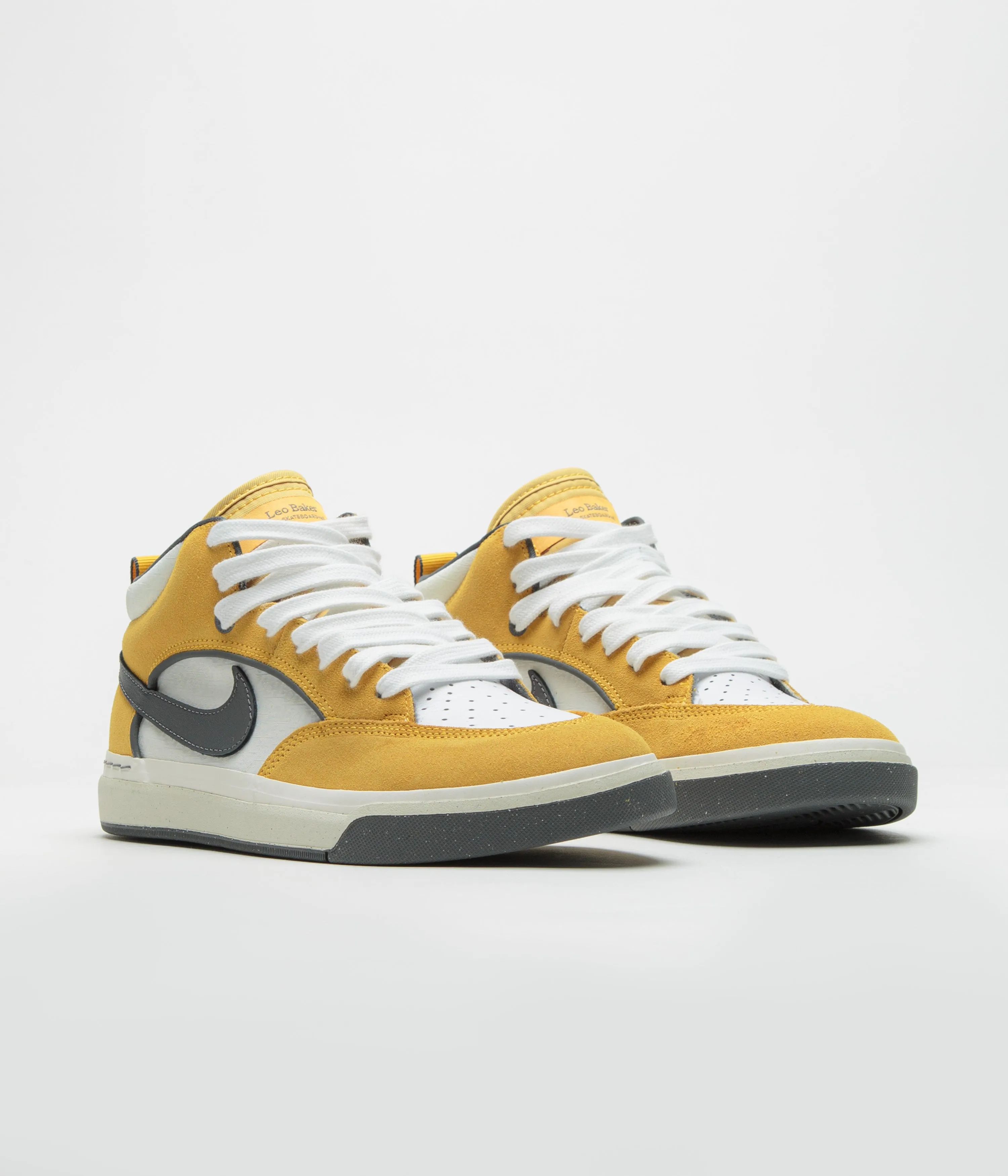 Nike SB React Leo Shoes - University Gold / Dark Grey