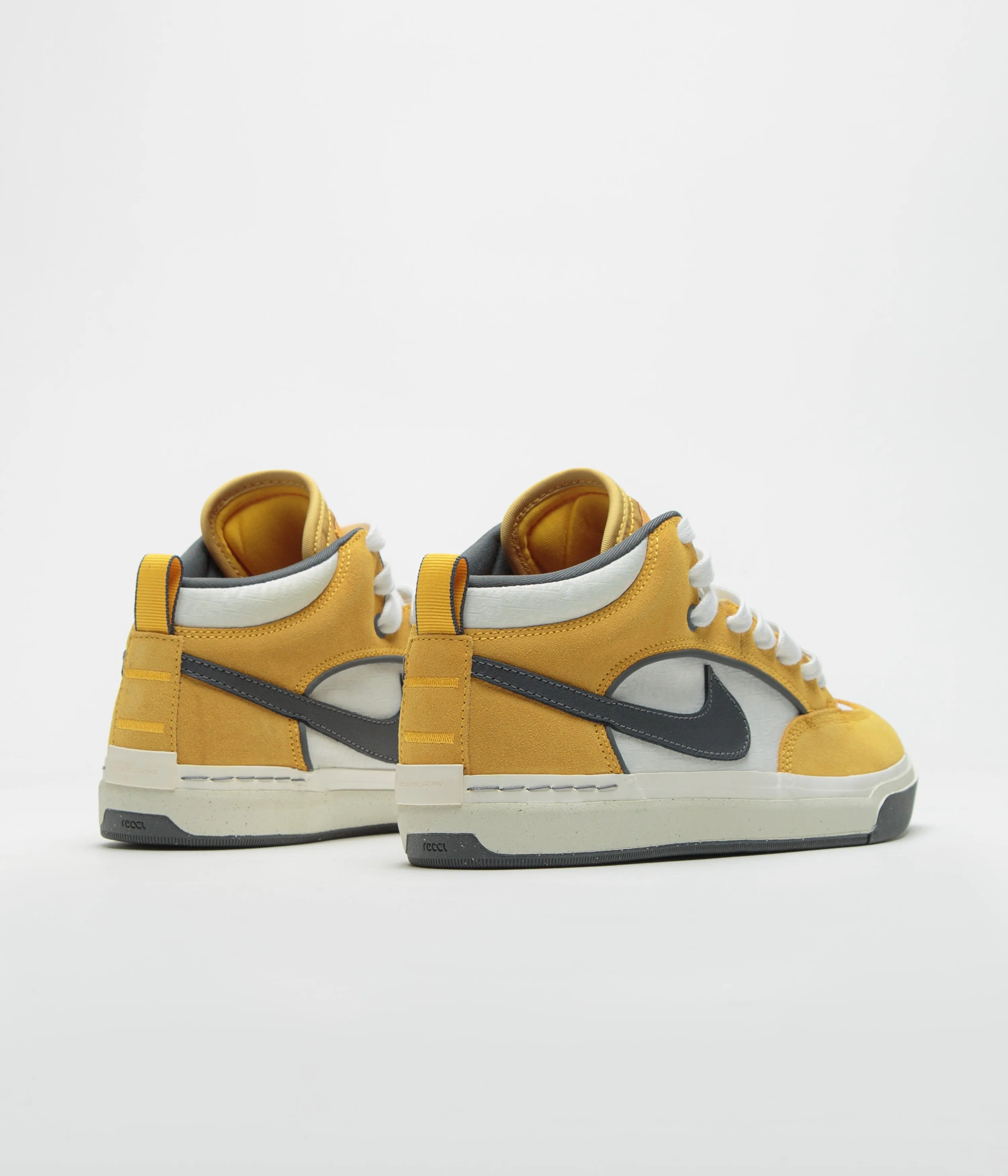Nike SB React Leo Shoes - University Gold / Dark Grey