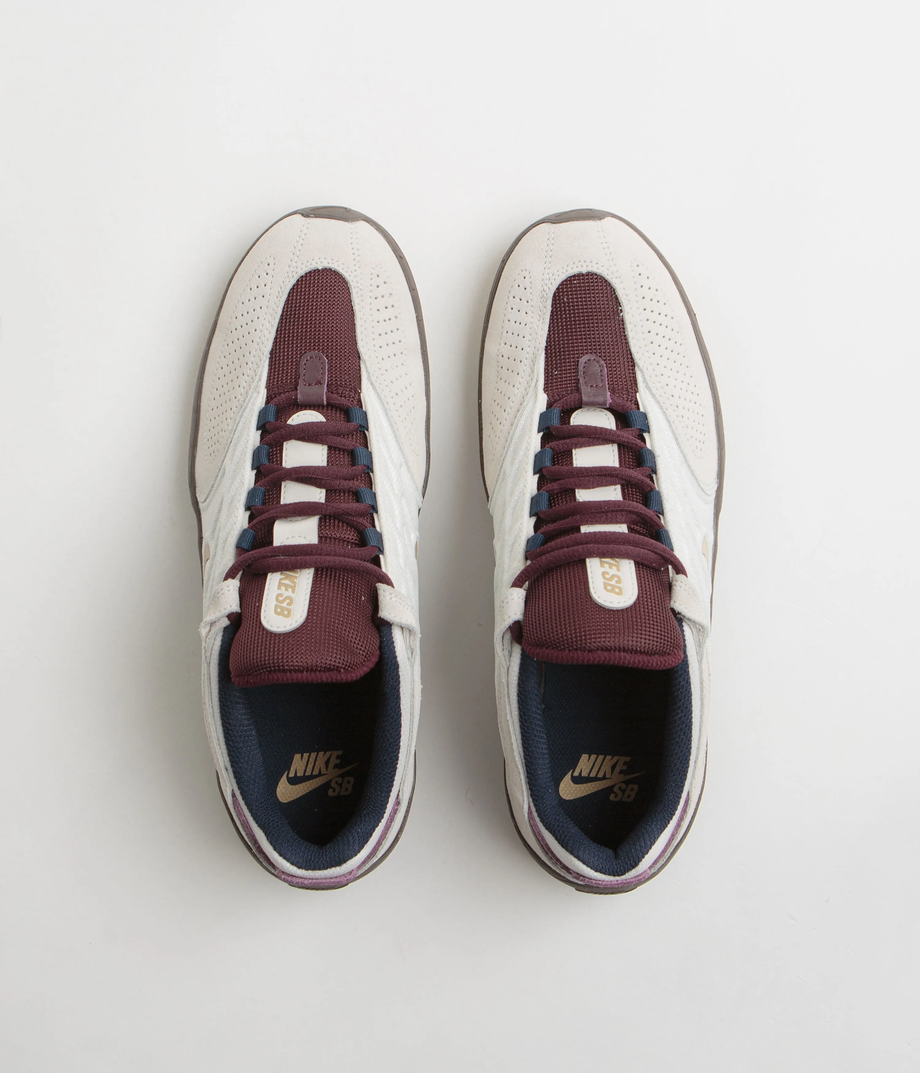 Nike SB Vertebrae Shoes - Phantom / Parachute Beige - Burgundy Crush