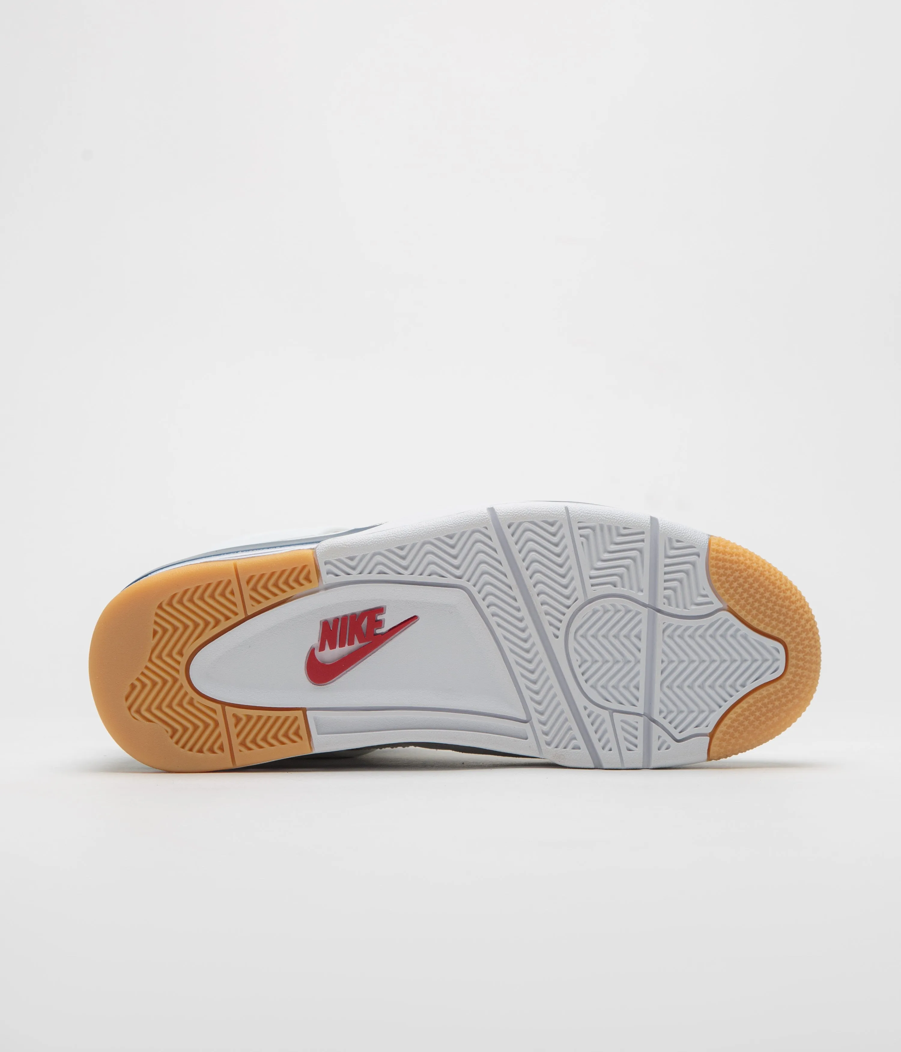 Nike SB x Air Jordan 4 Shoes - Summit White / White - Navy - Neutral Grey