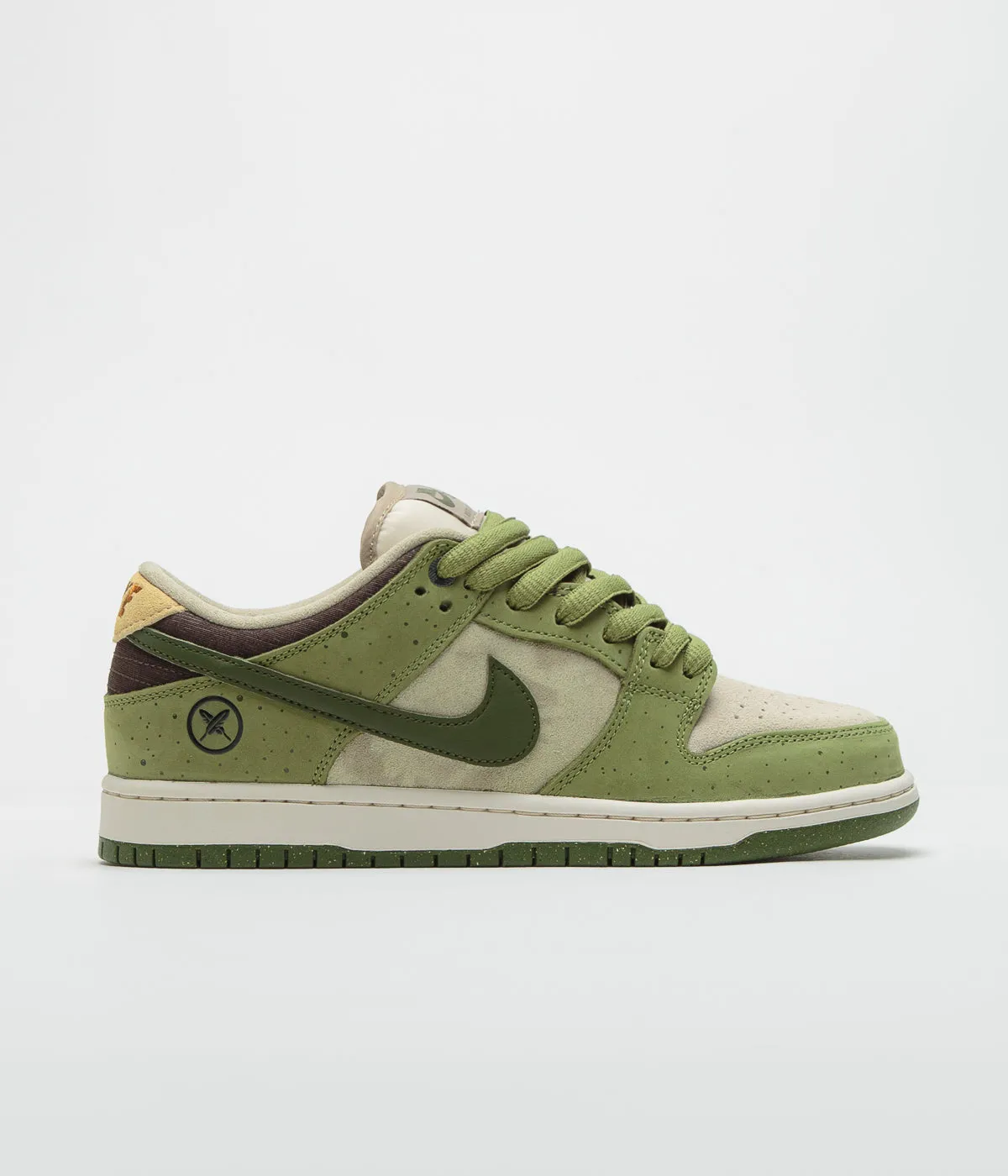 Nike SB x Yuto Horigome Dunk Low Pro Shoes - Asparagus / Legion Green - Light Khaki
